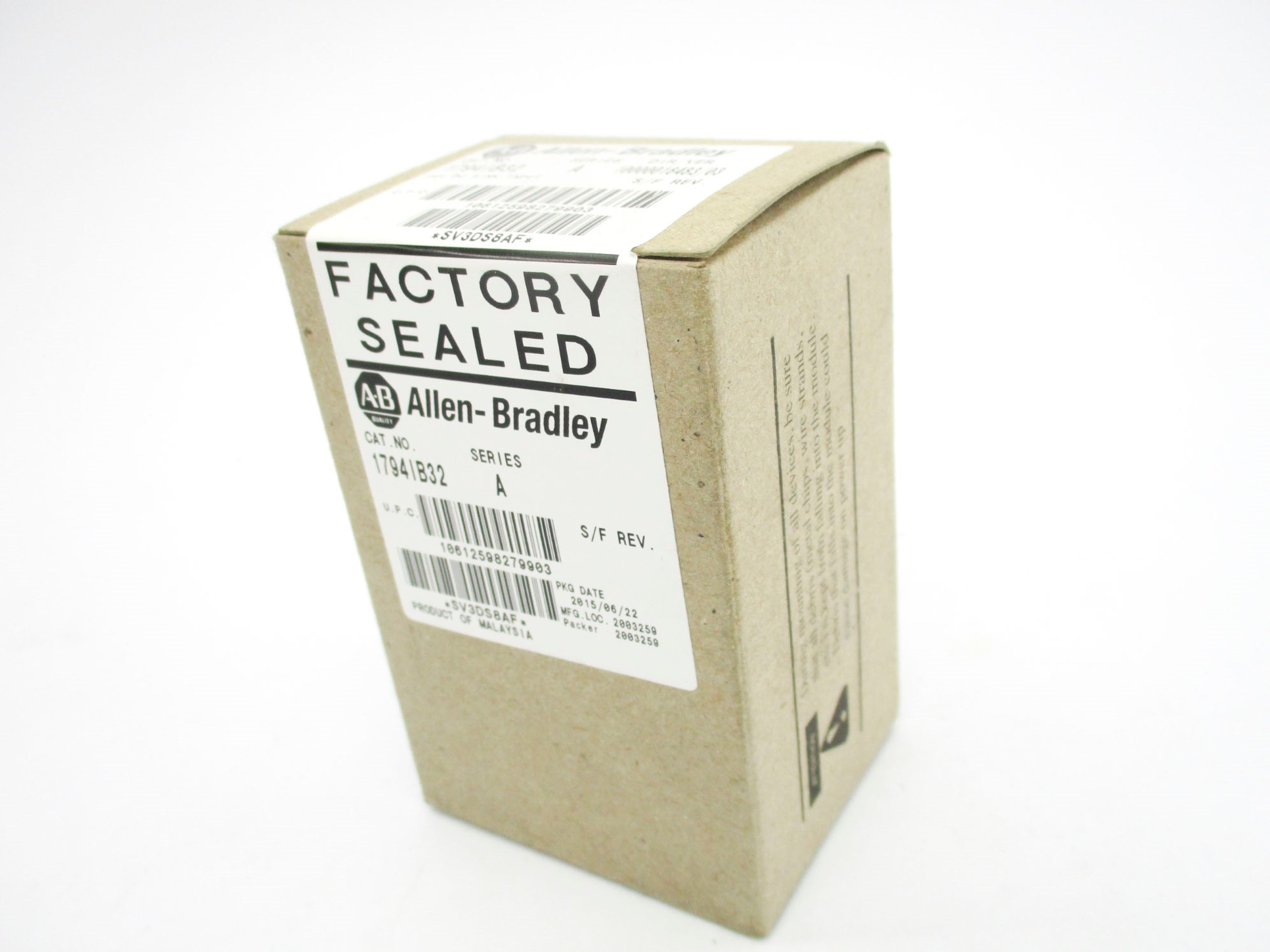 ALLEN BRADLEY 1794IB32 SER. A DATE: 2015 NSFS