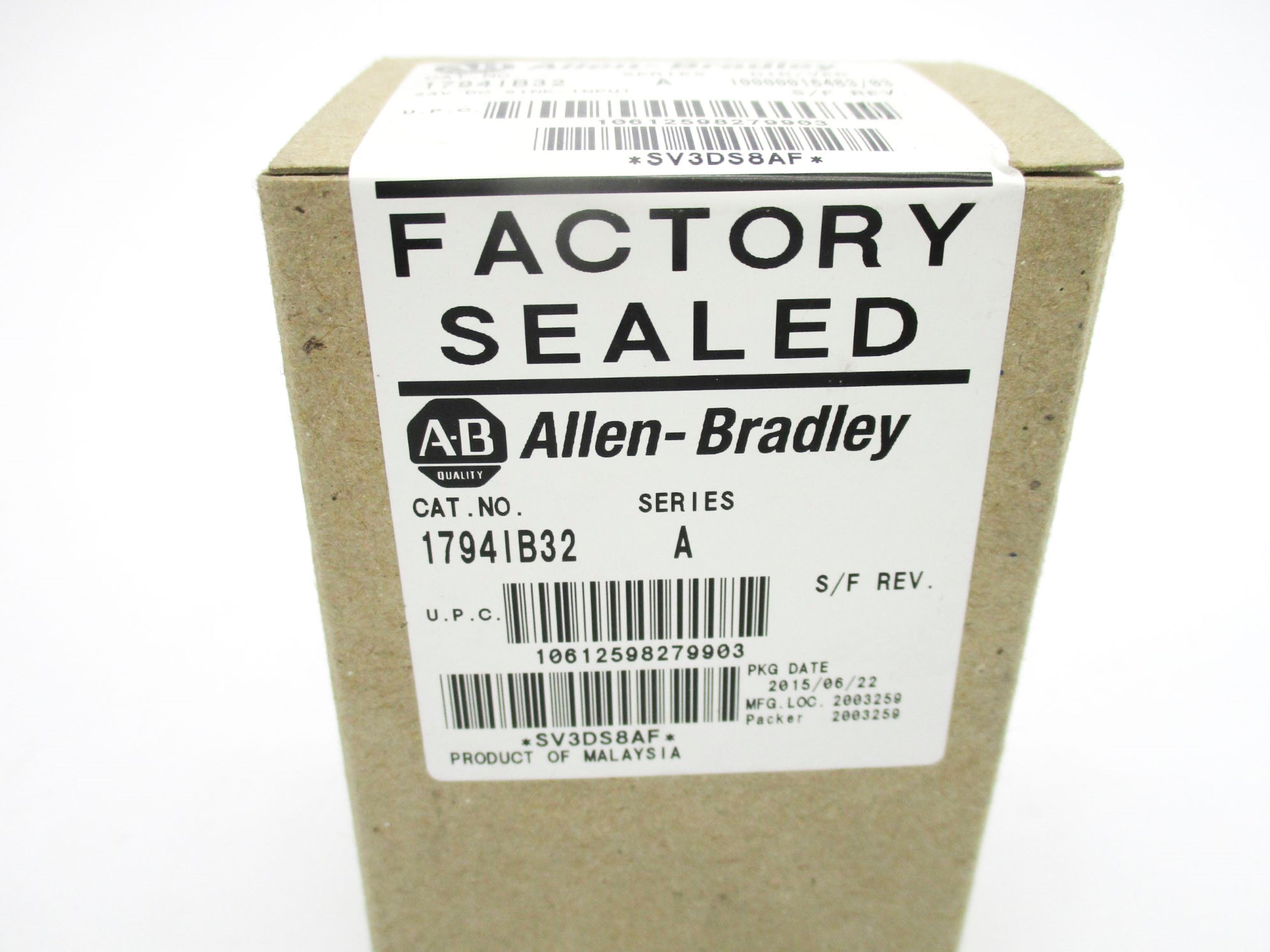 ALLEN BRADLEY 1794IB32 SER. A DATE: 2015 NSFS