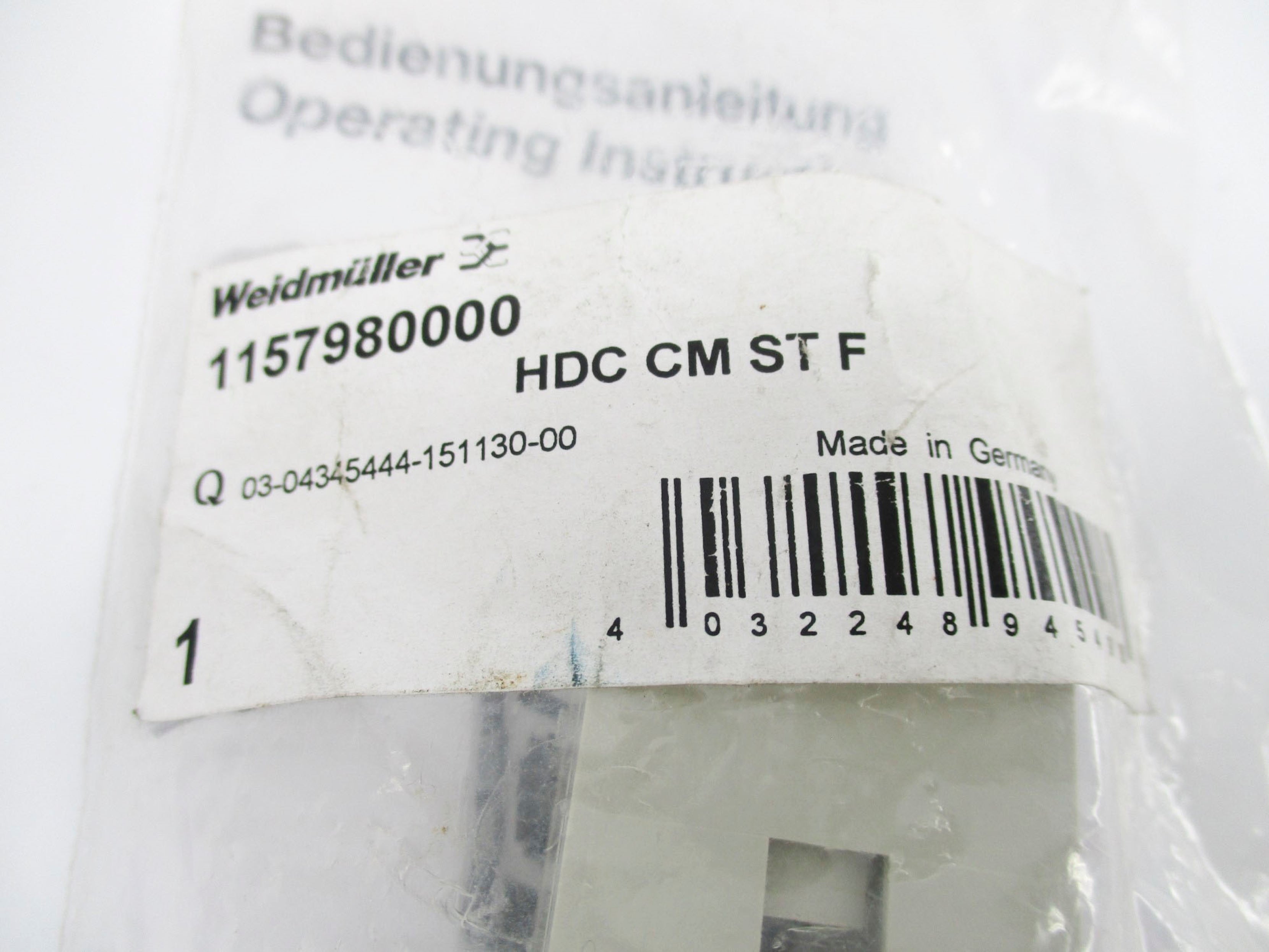 WEIDMULLER 1157980000 NSMP