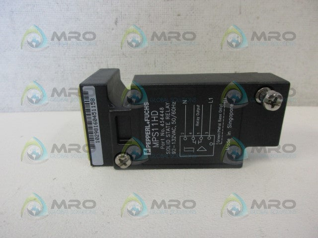 PEPPERL+FUCHS MPS11HD SOLID STATE RELAY *USED*