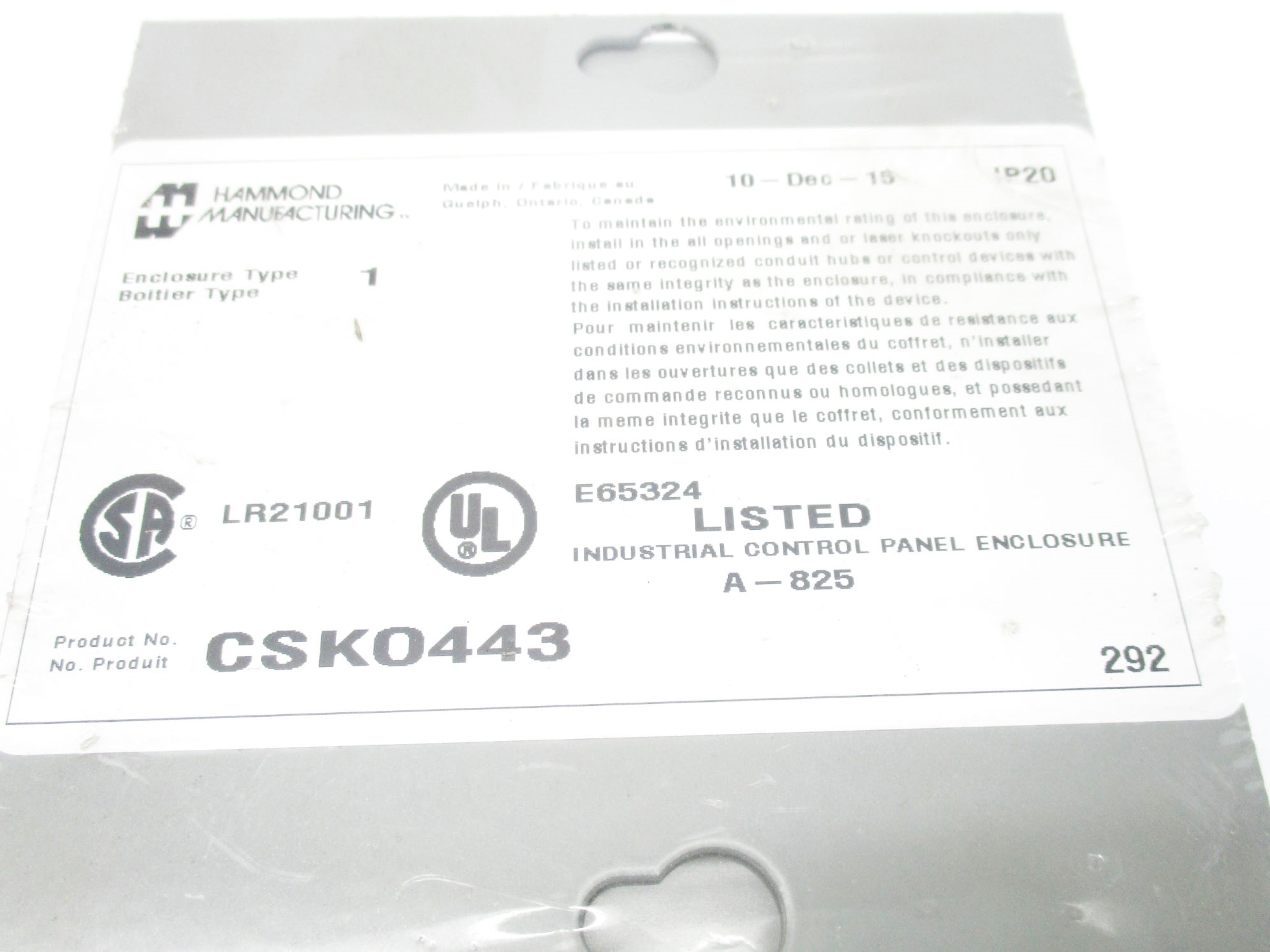 HAMMOND CSK0443 NSMP