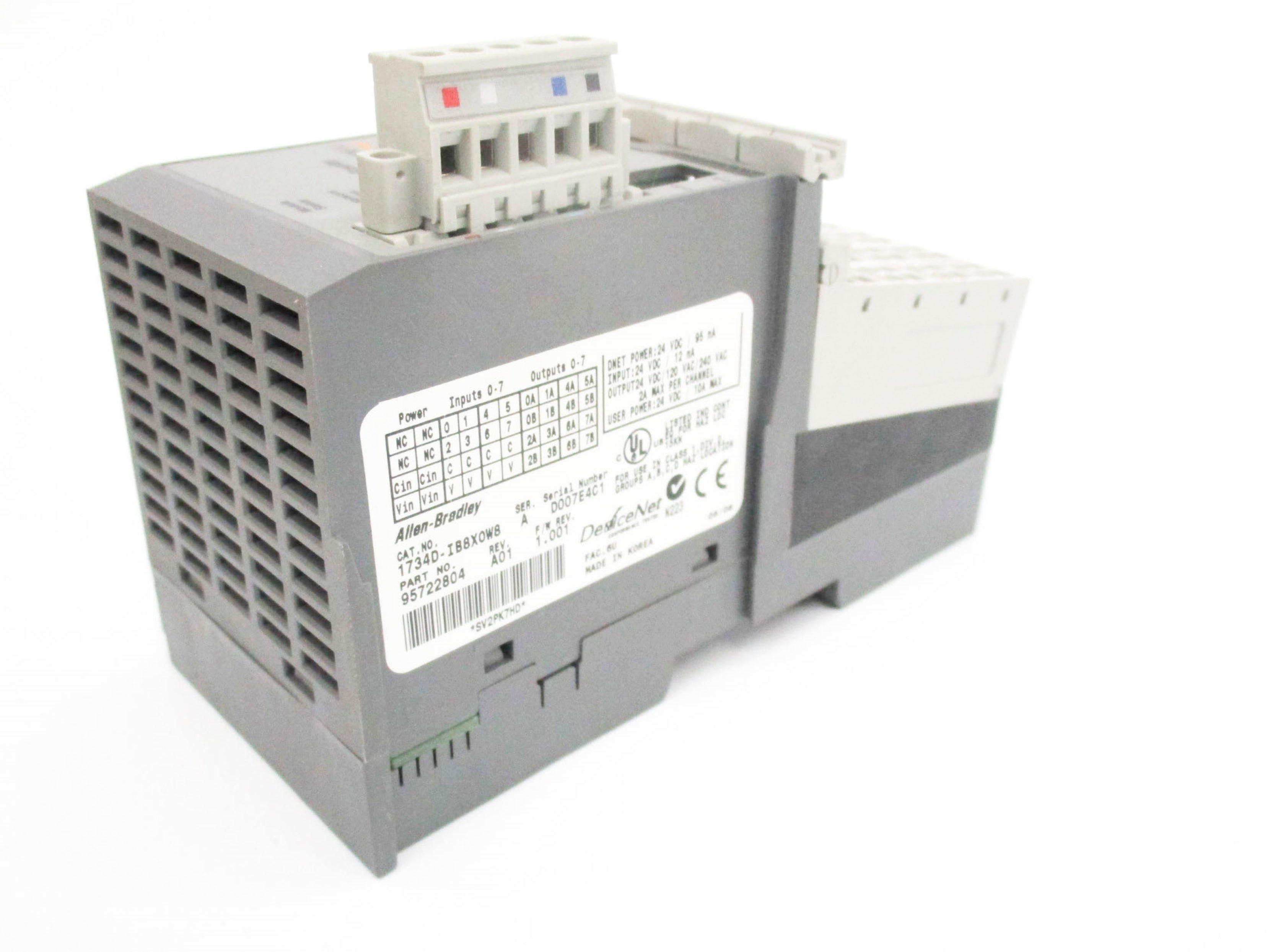 ALLEN BRADLEY 1734DIB8XOW8 SER. A F/W 1.001 24V NSMP
