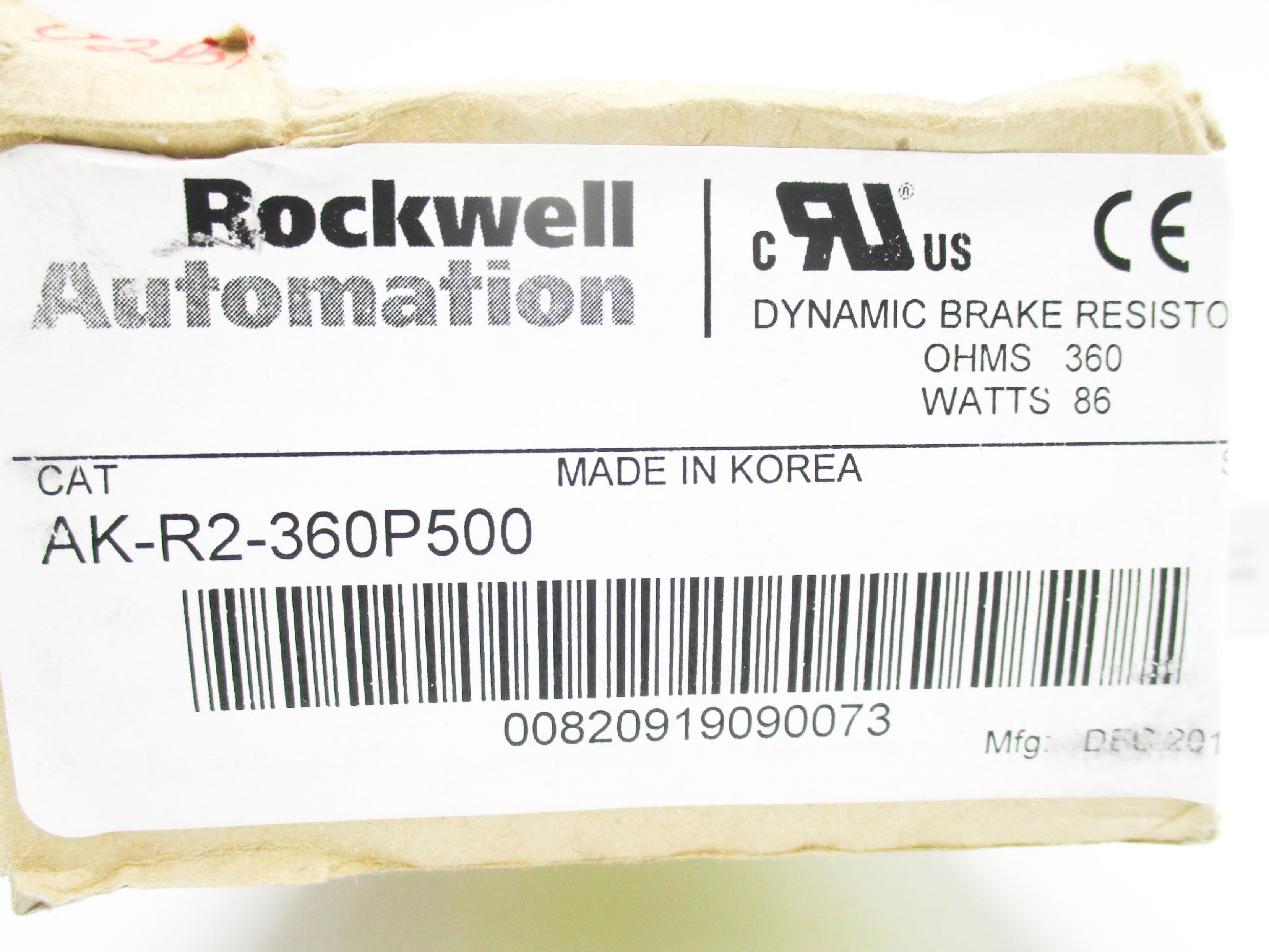 ALLEN BRADLEY AK-R2-360P500 SER. A 0-1000VDC (BR/WH) NSMP