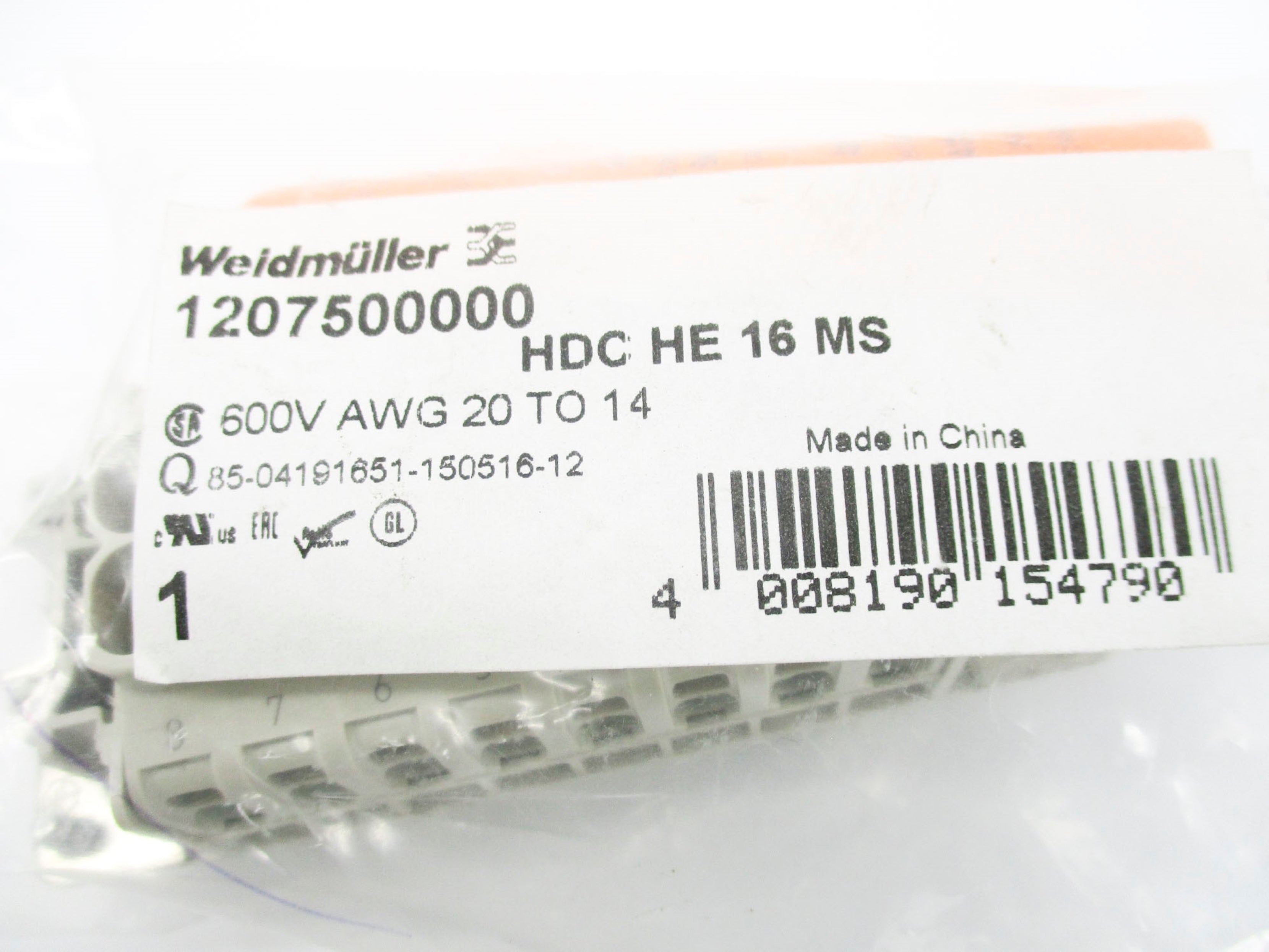 WEIDMULLER 1207500000 NSMP