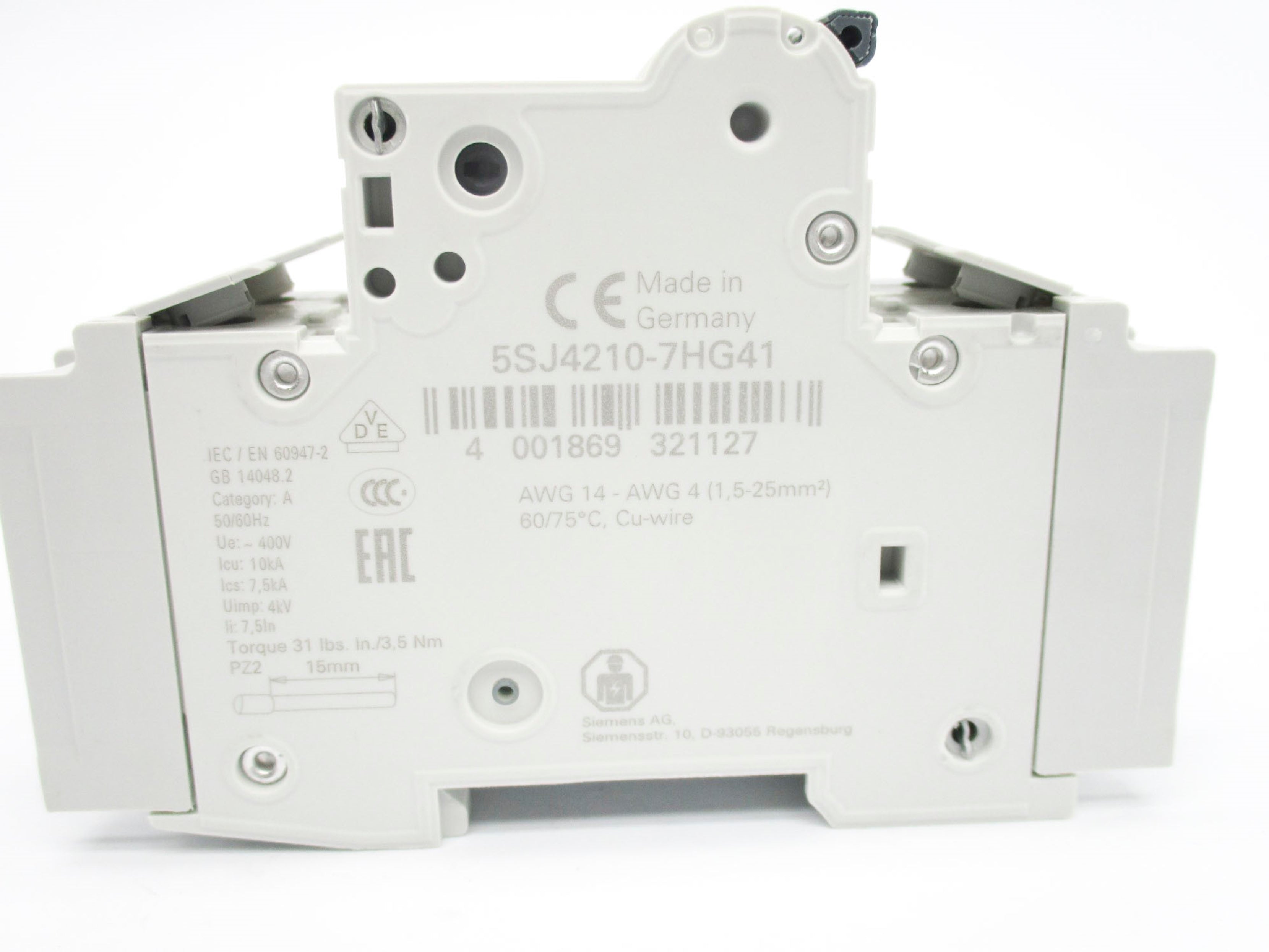 SIEMENS 5SJ4210-7HG41 240V 10A NSMP