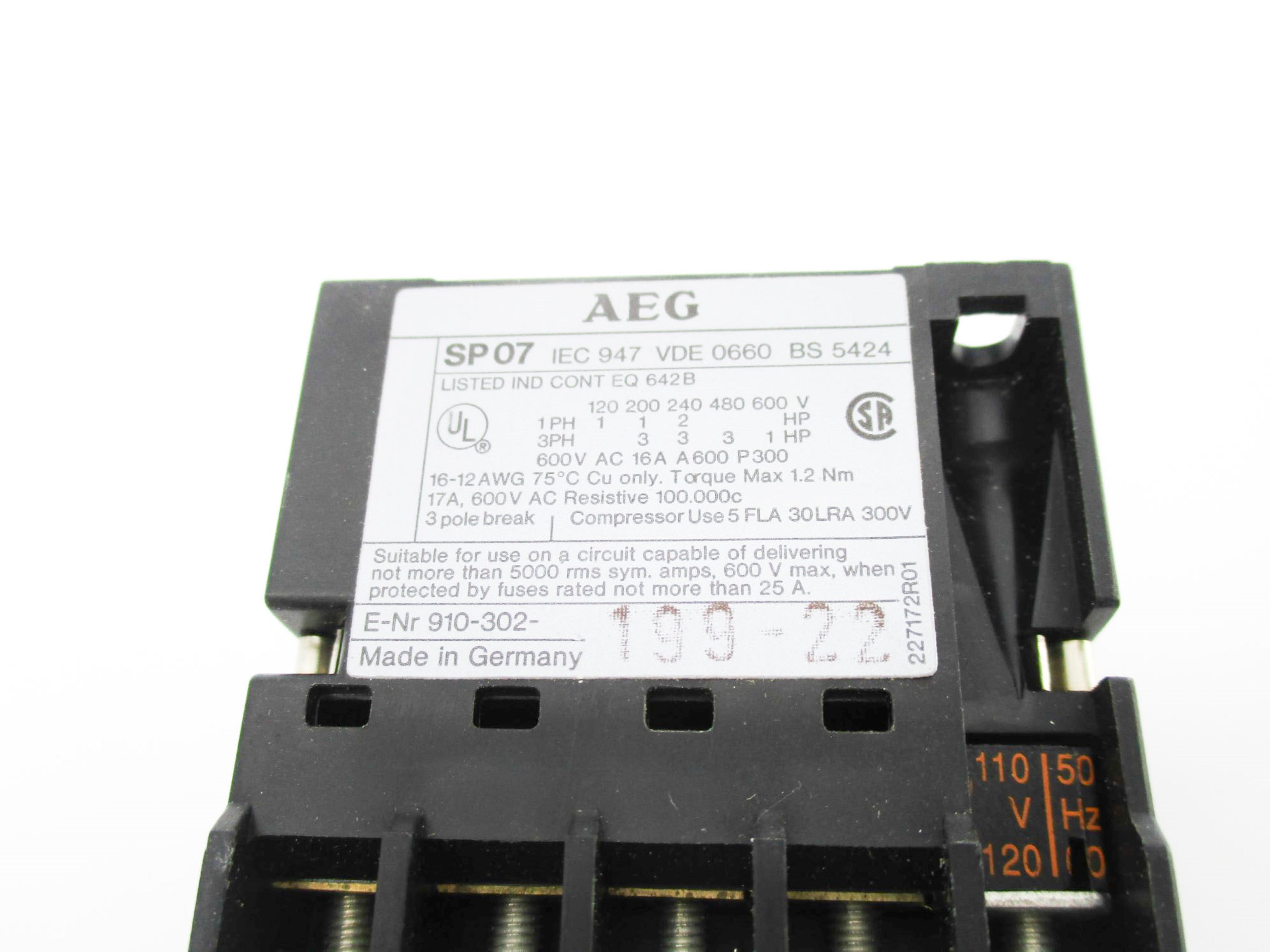 AEG SP07 110/120V NSNP