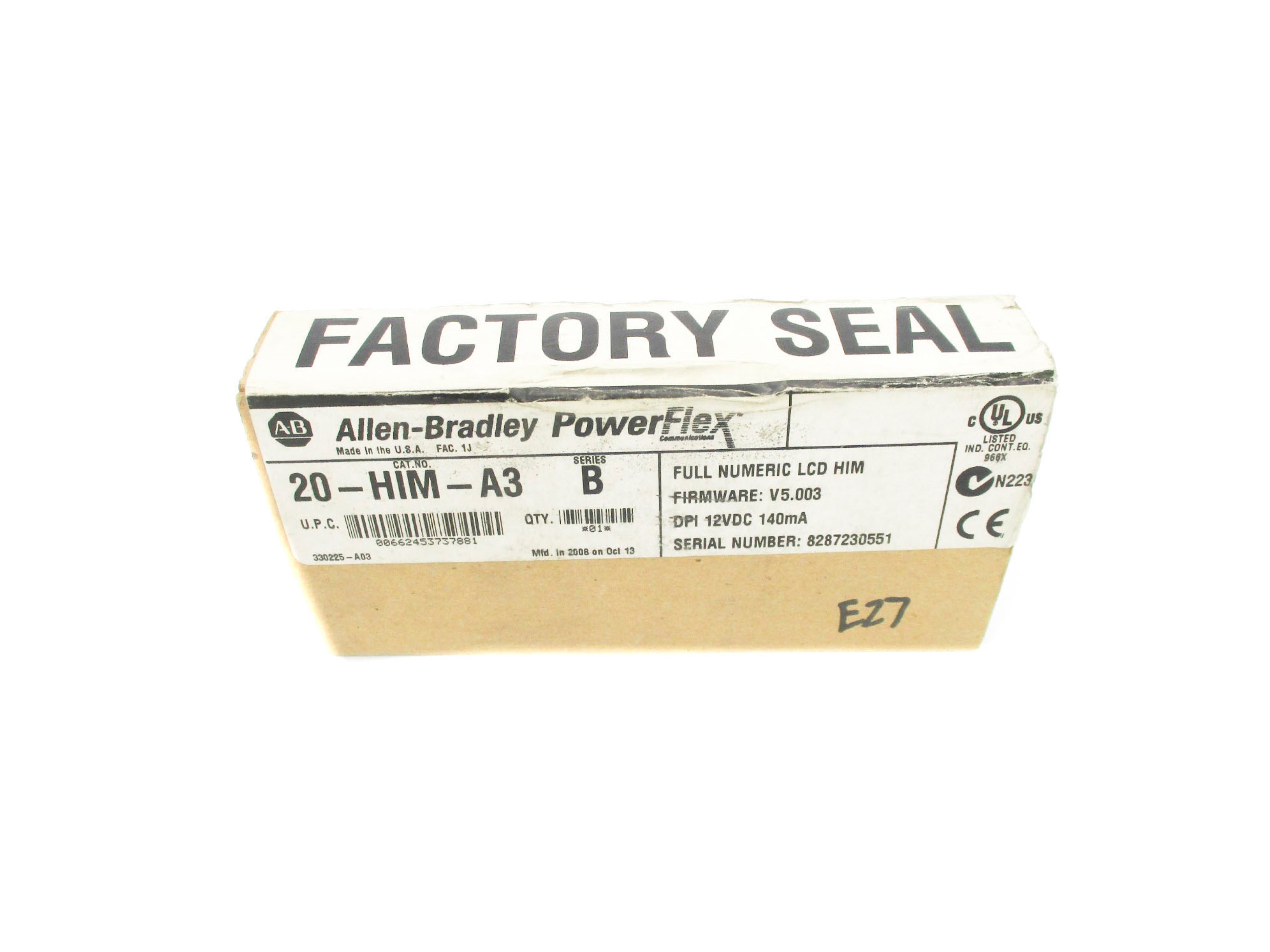 INDUSTRIAL SPARE PART 20-HIM-A3 SER. B F/W 5.003 DATE: 2008 NSFS