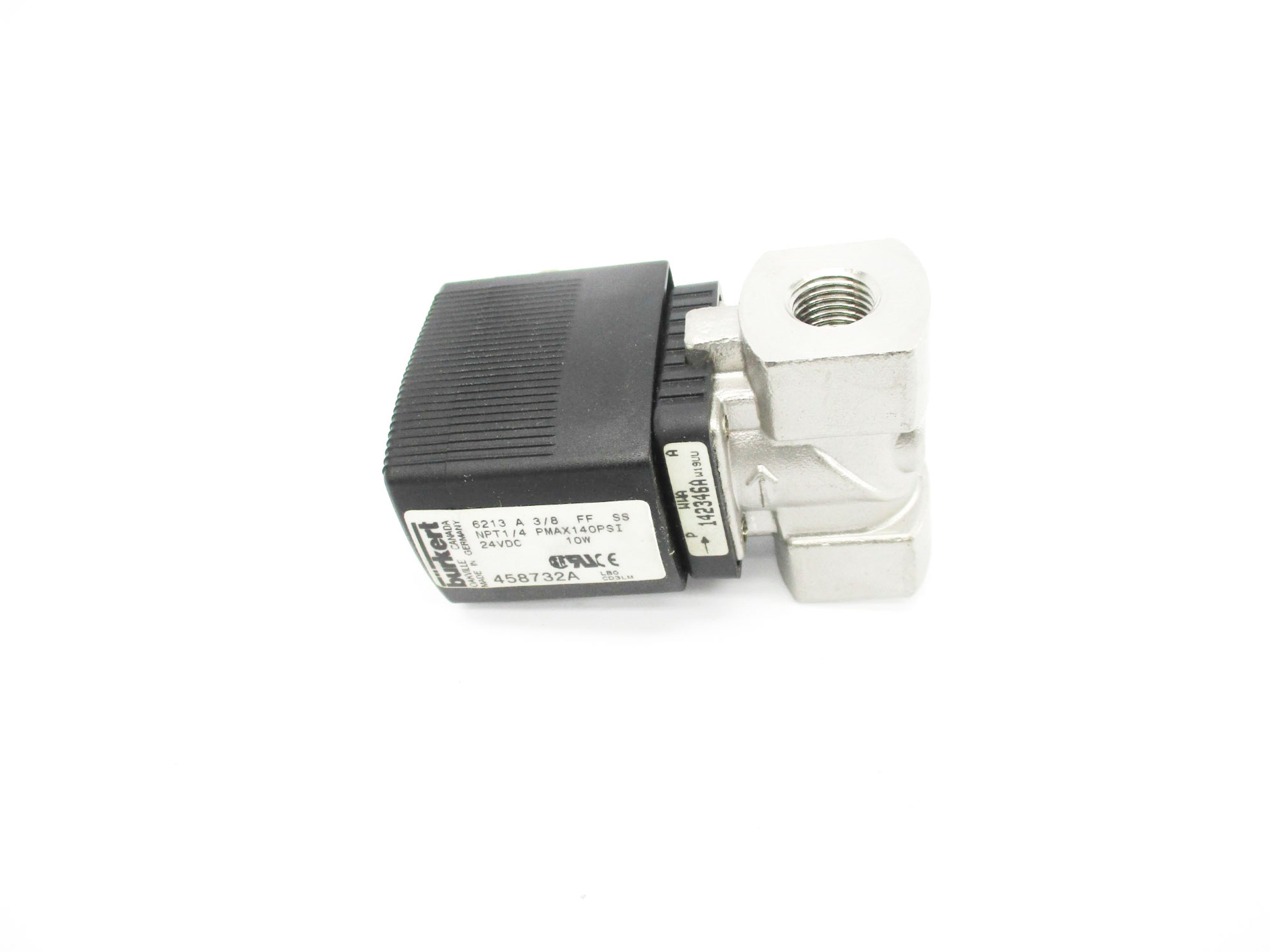 BURKERT 6213A3/8 24V 140PSI NSNP