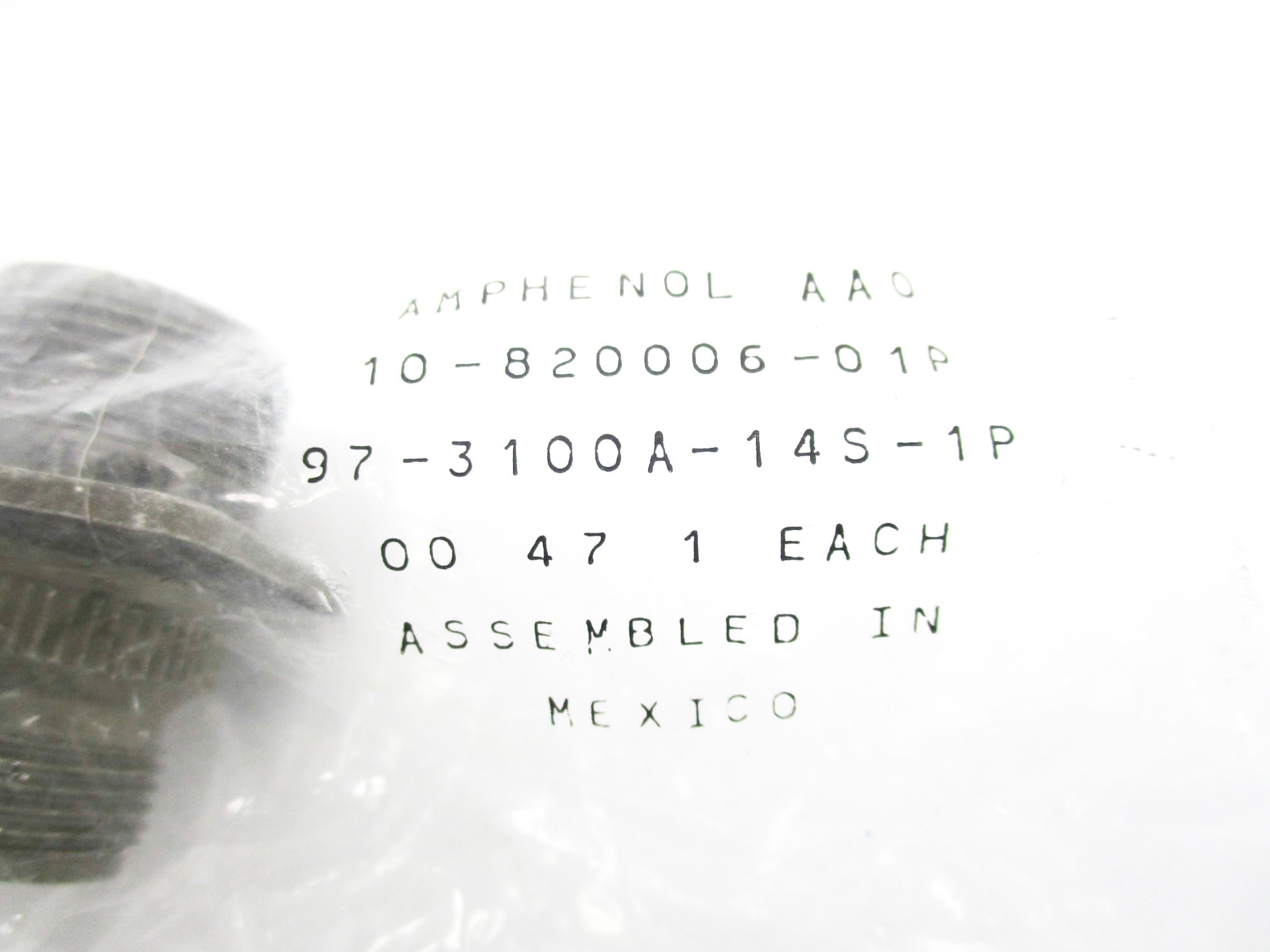 AMPHENOL 97-3100A-14S-1P NSMP