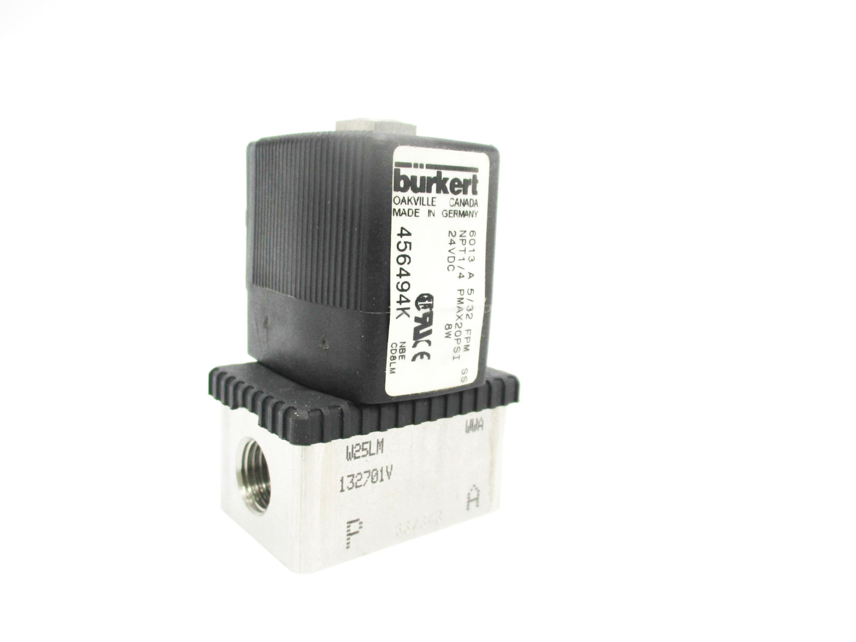 BURKERT 6013A5/32FPMSS 24VDC NSMP