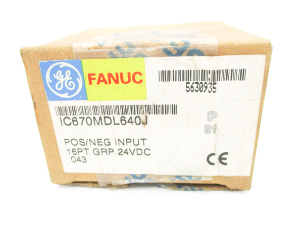 GE FANUC IC670MDL640J 24VDC NSMP