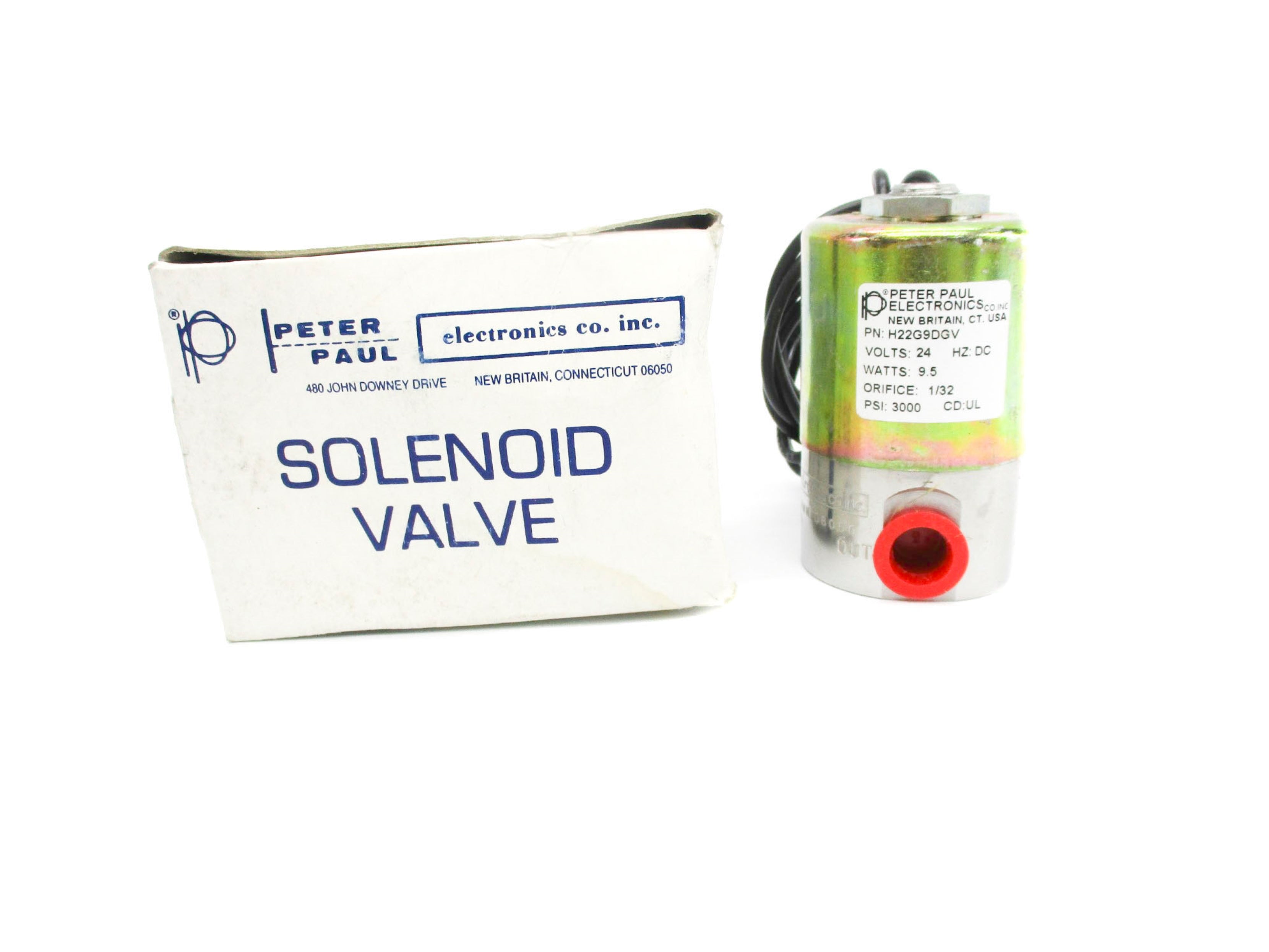 PETER PAUL H22G9DGV 24V 3000PSI NSMP