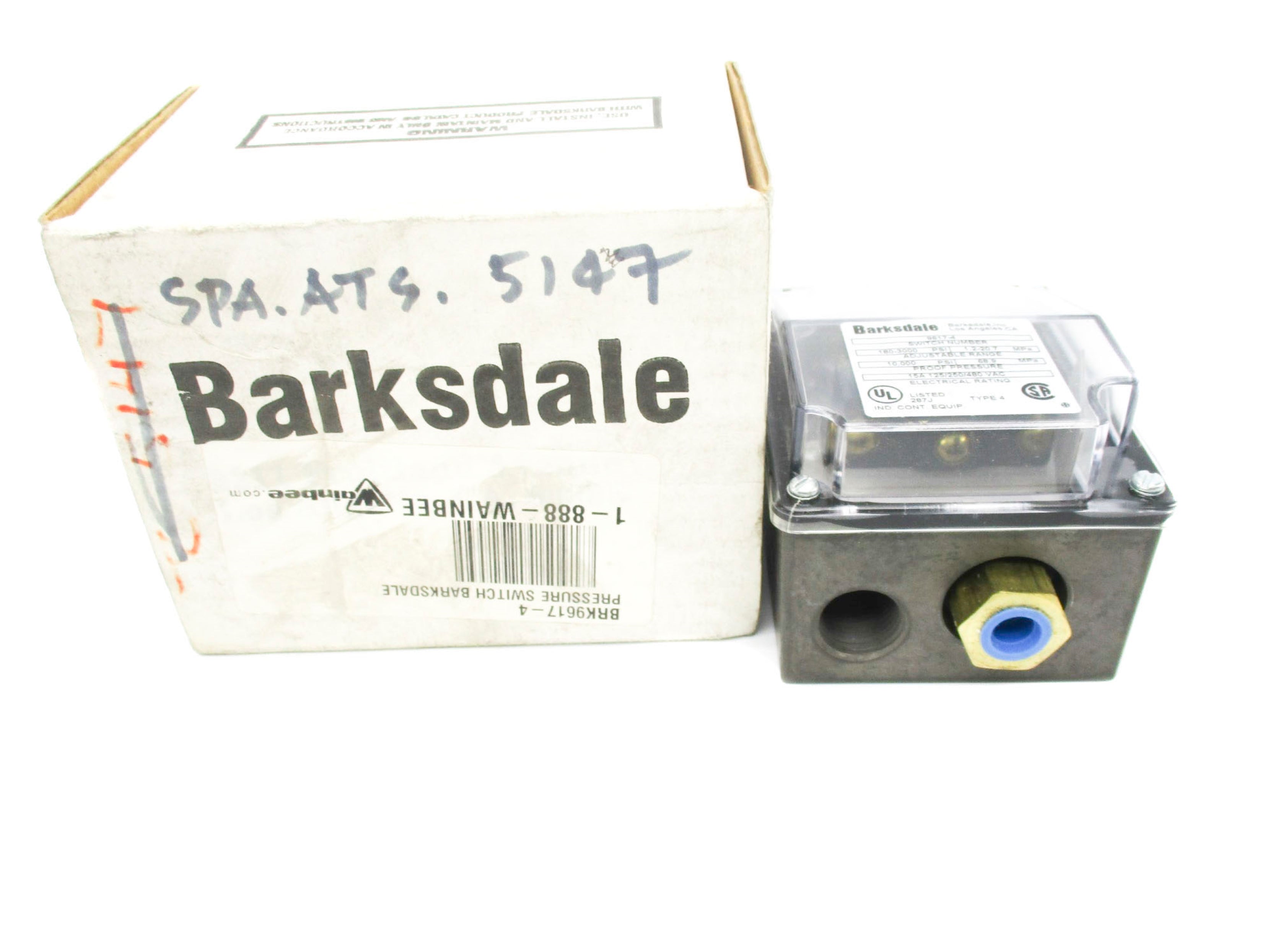 BARKSDALE 9617-4 10000PSI NSMP