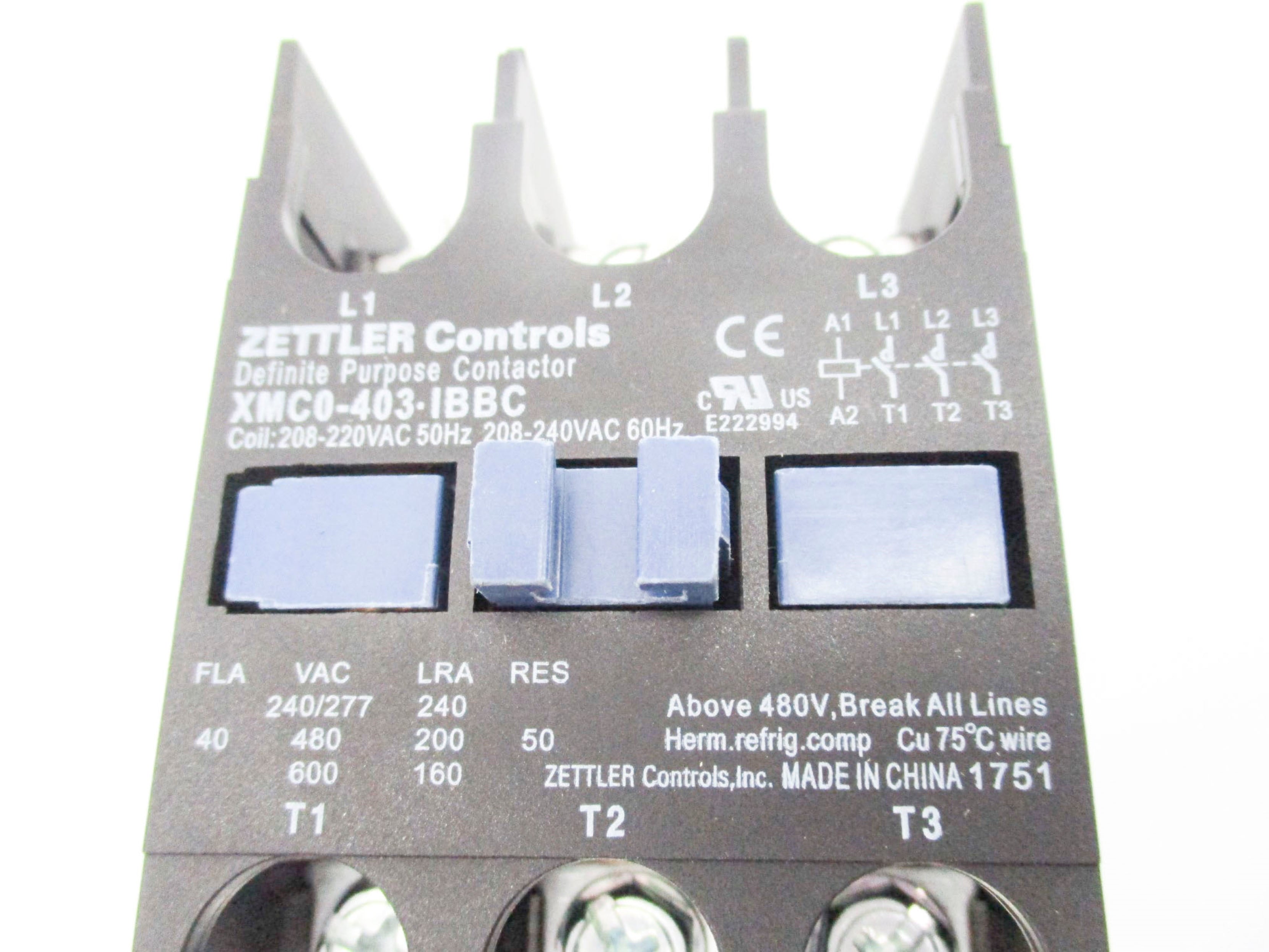 ZETTLER CONTROLS XMC0-403-IBBC 208-220V/208-240V (PKG OF 30) NSMP