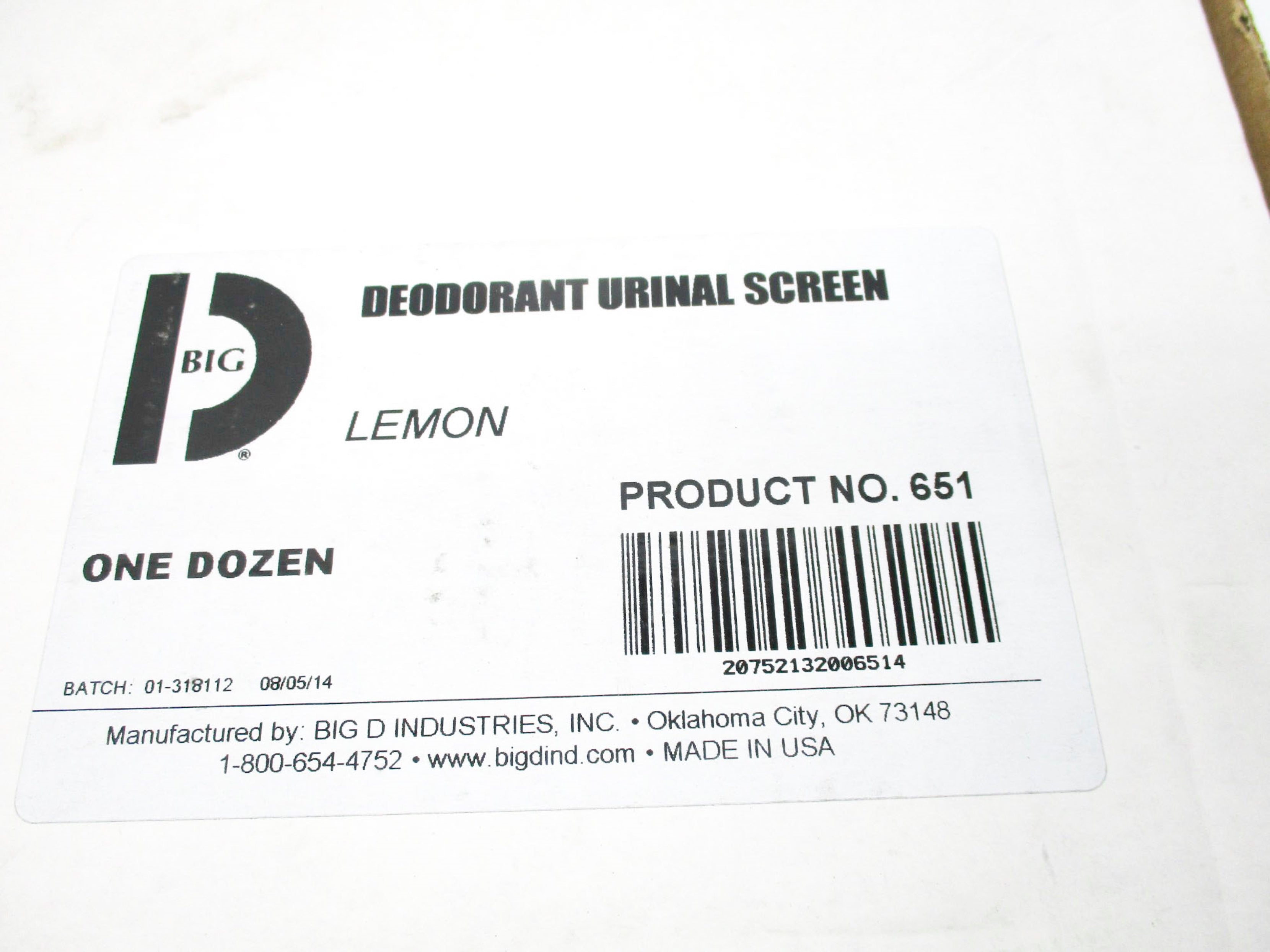 BIG D 651 (PKG OF 12) NSMP
