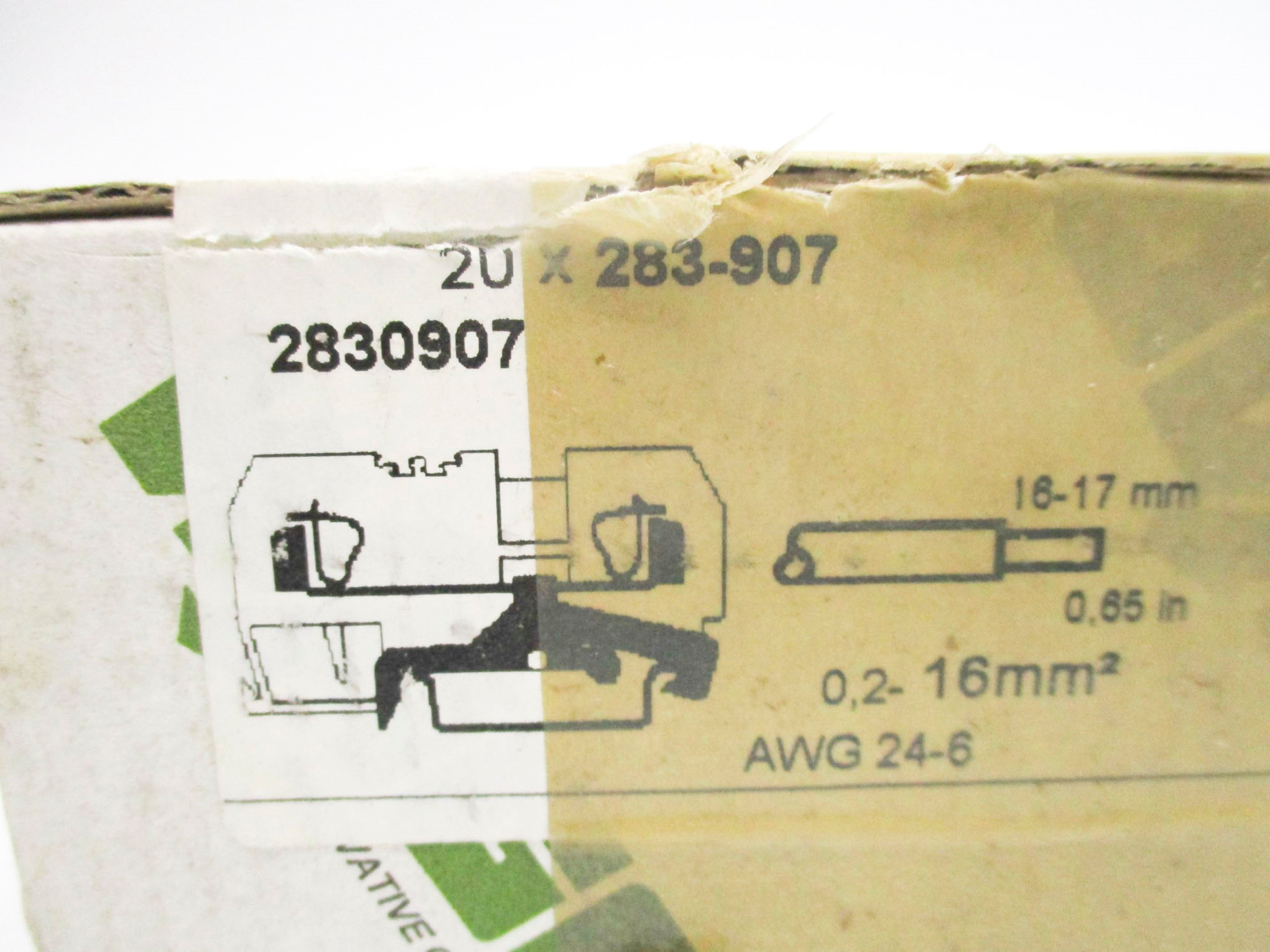 WAGO 283-907 (PKG OF 20) NSMP