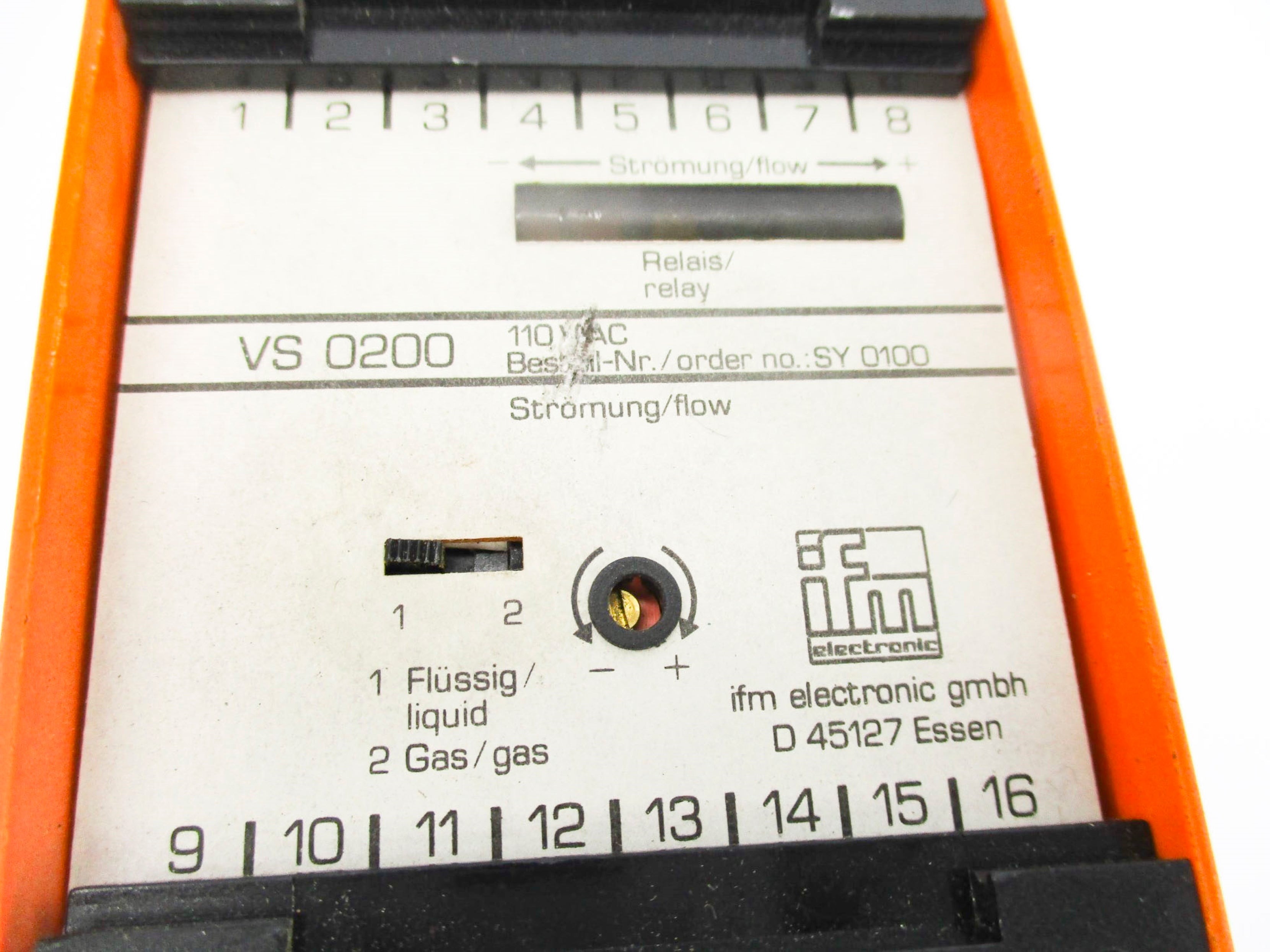 IFM EFECTOR VS0200/110VAC-SY0100 UNMP
