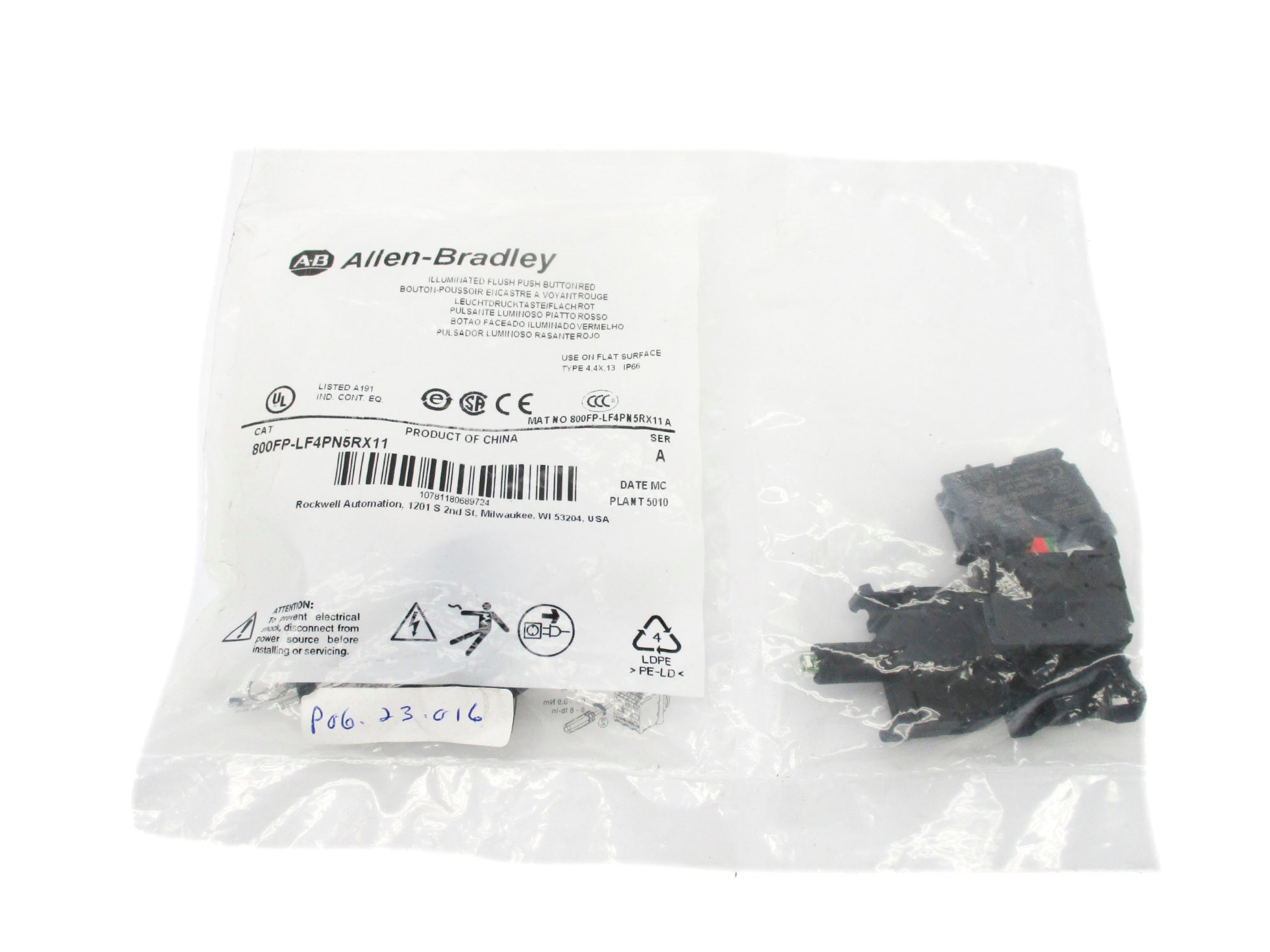 INDUSTRIAL SPARE PART 800FP-LF4PN5RX11 SER. A NSMP