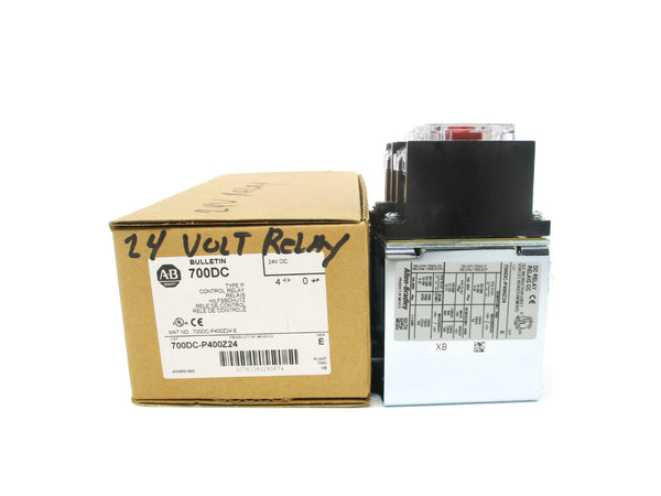 ALLEN BRADLEY 700DC-P400Z24 SER. E 24VDC 10A (BR/WH) NSMP