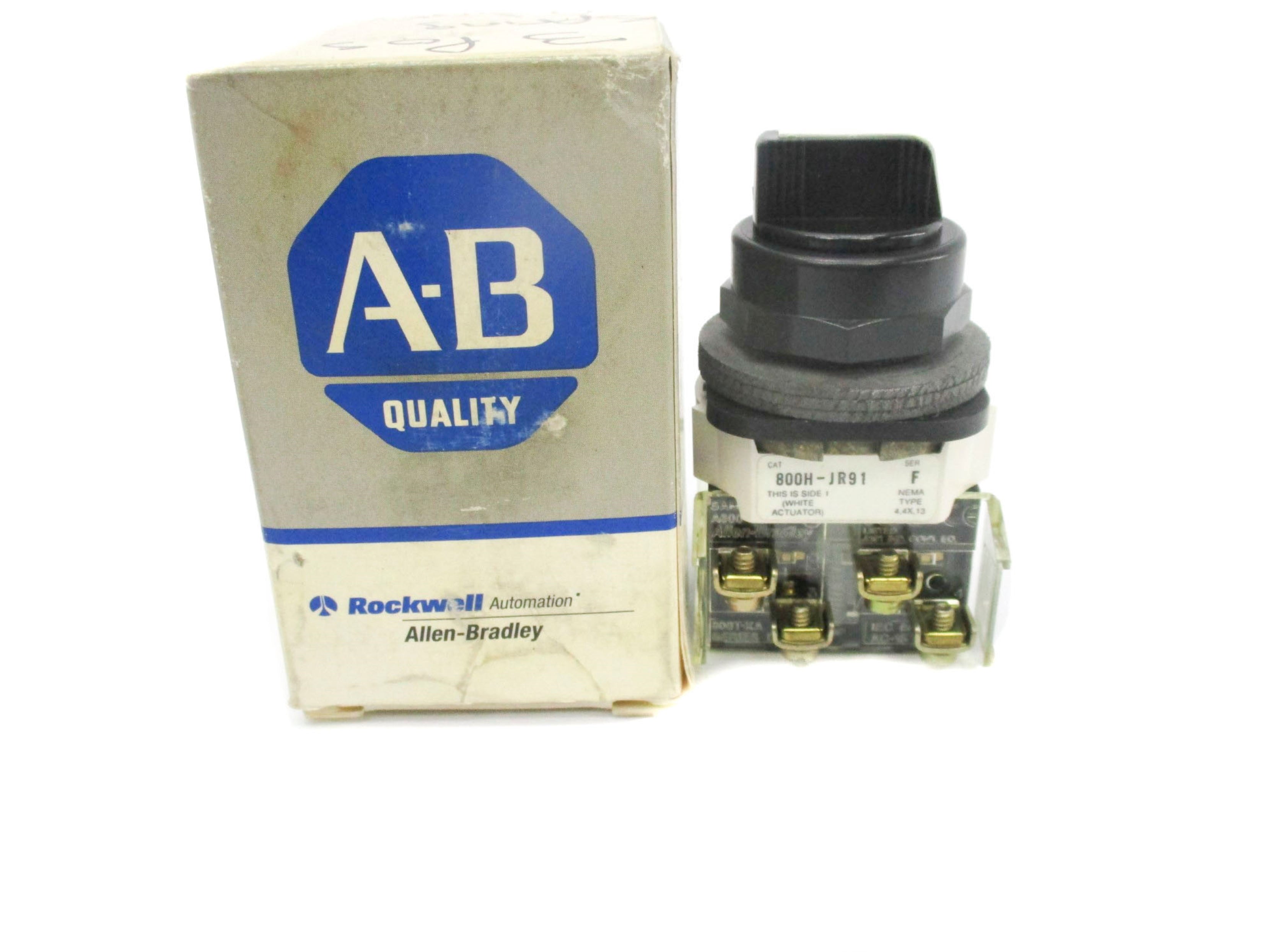 ALLEN BRADLEY 800H-JR91B SER. F (GY/BL) NSMP