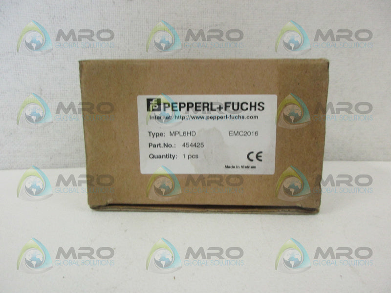 PEPPERL+FUCHS MPL6HD PHOTOELECTRIC SENSOR *NEW IN BOX*