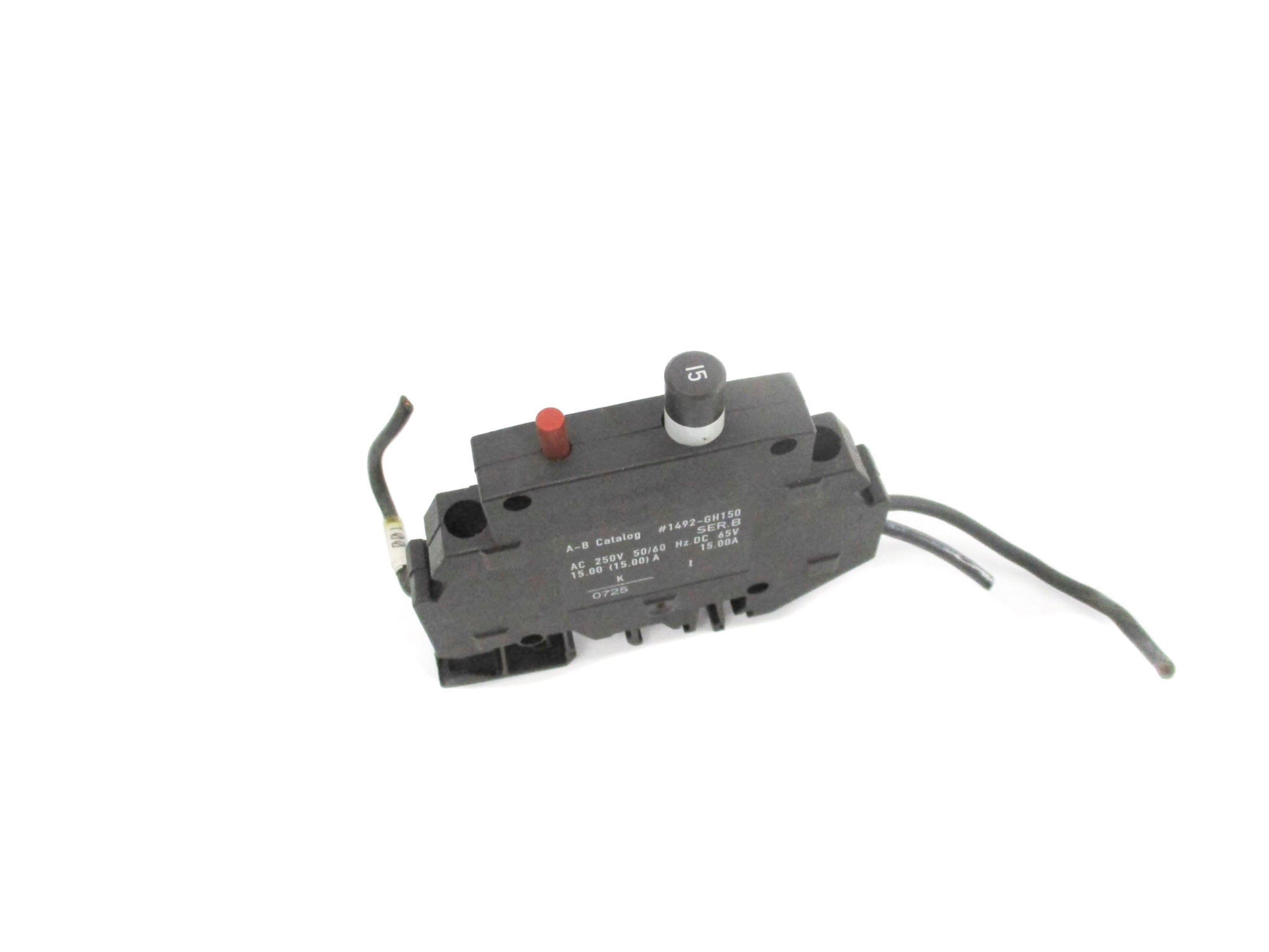 ALLEN BRADLEY 1492-GH150 SER. B 250V 15A UNMP