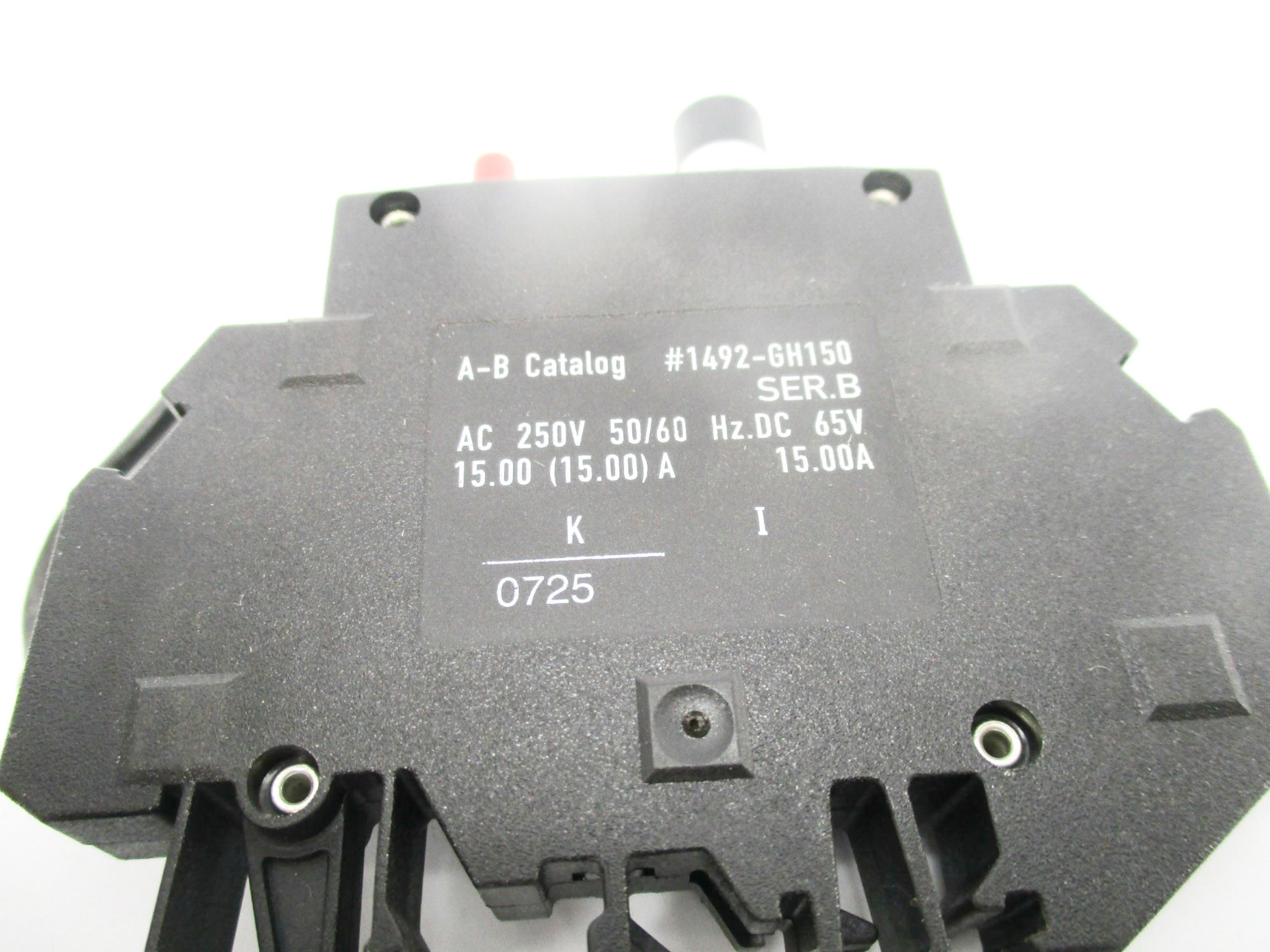 ALLEN BRADLEY 1492-GH150 SER. B 250V 15A UNMP