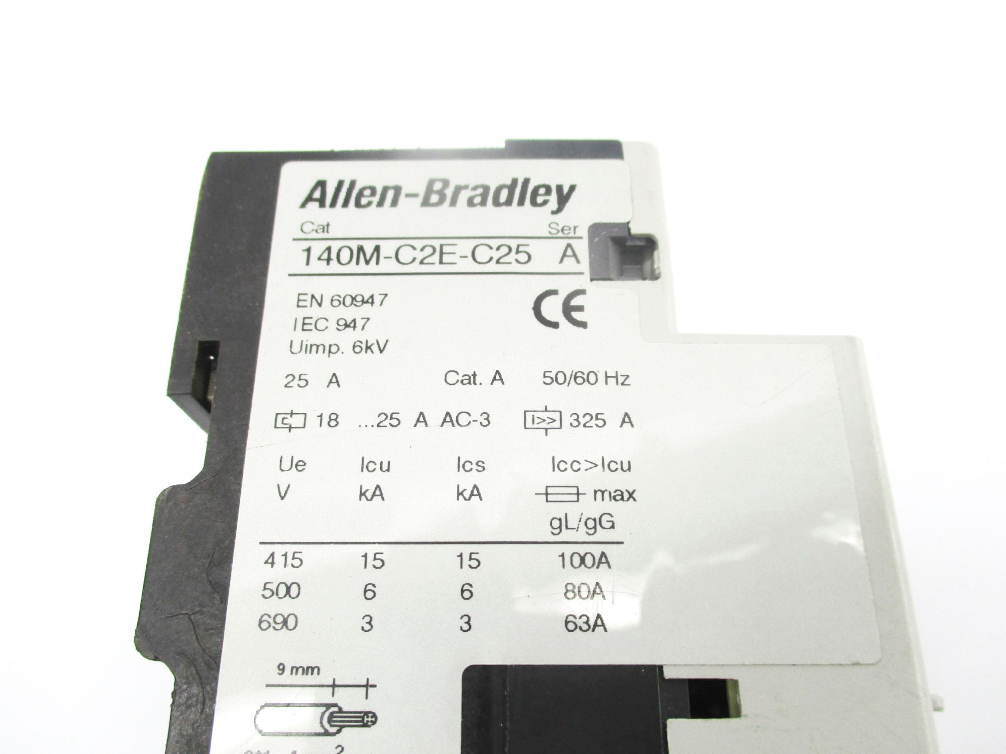 ALLEN BRADLEY 140M-C2E-C25 SER. A 690V 25A NSNP