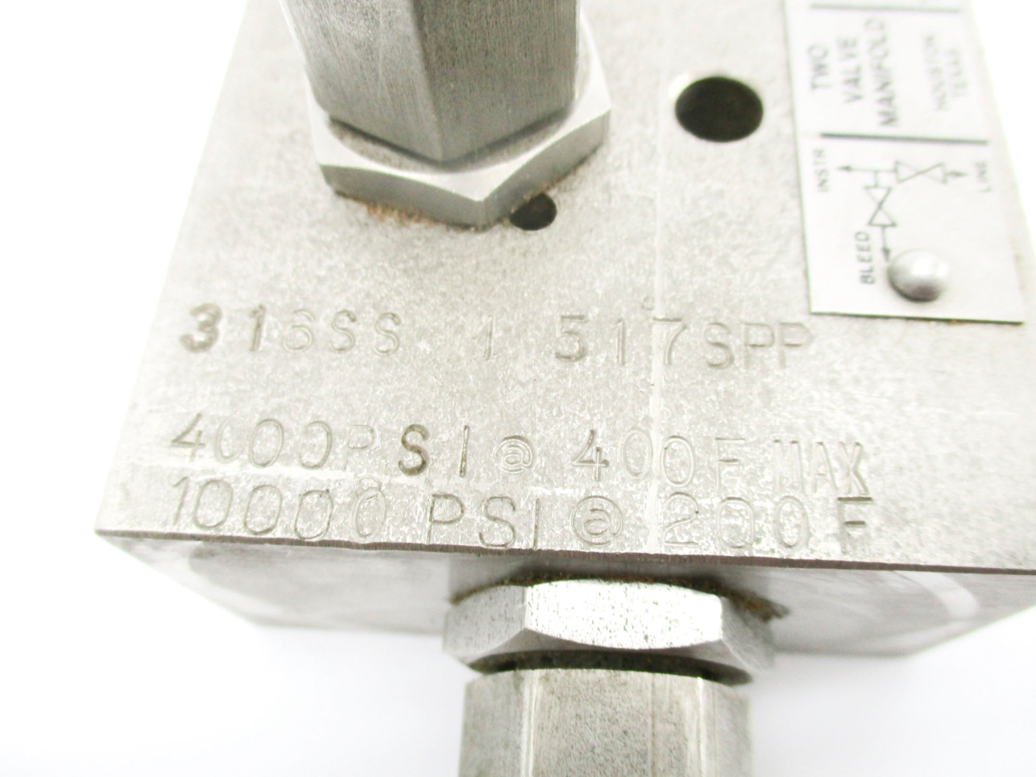 PRECISION GENERAL 316SS1517SPP 4000PSI NSNP