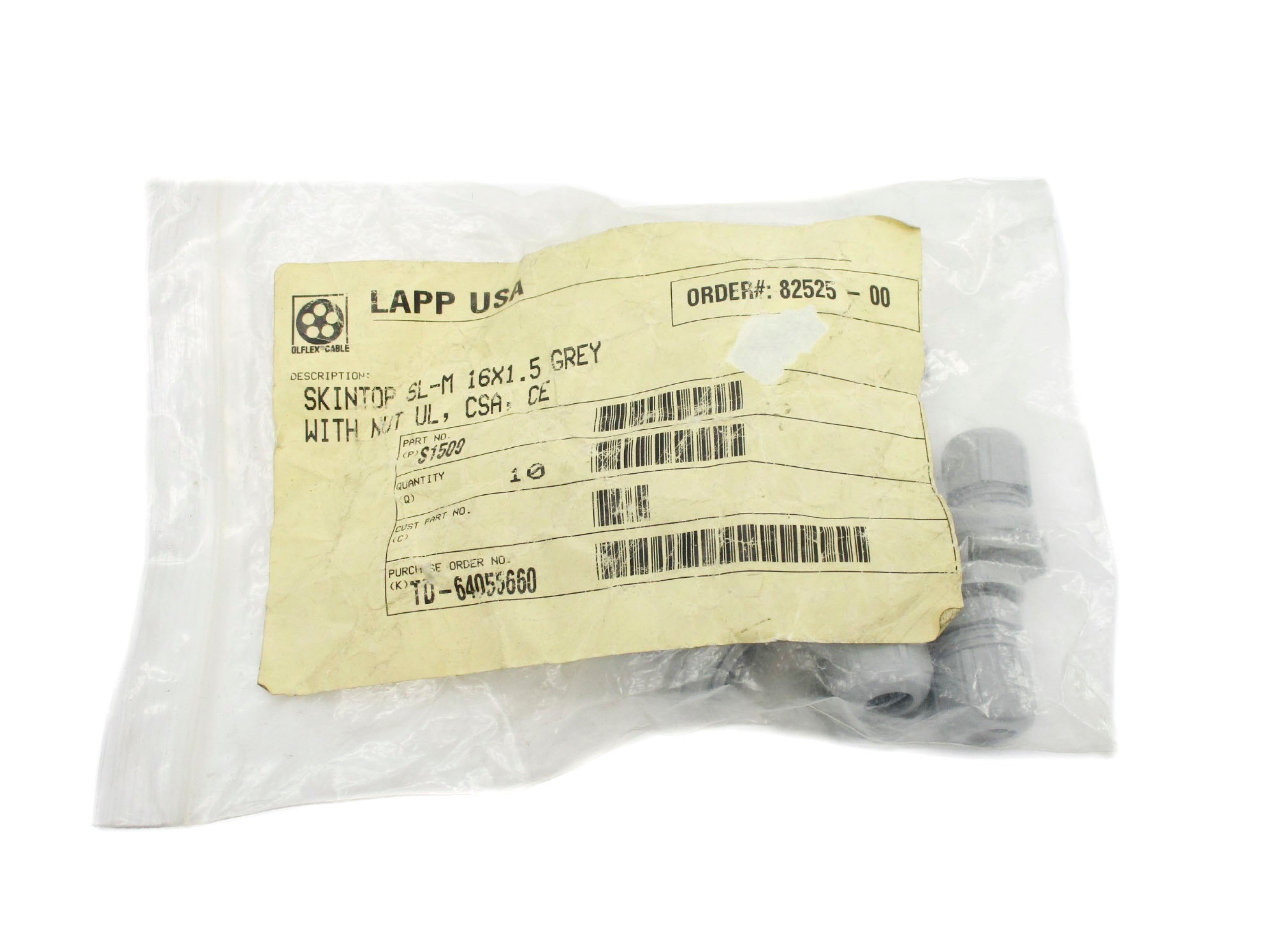 LAPP S1509 (PKG OF 10) NSMP