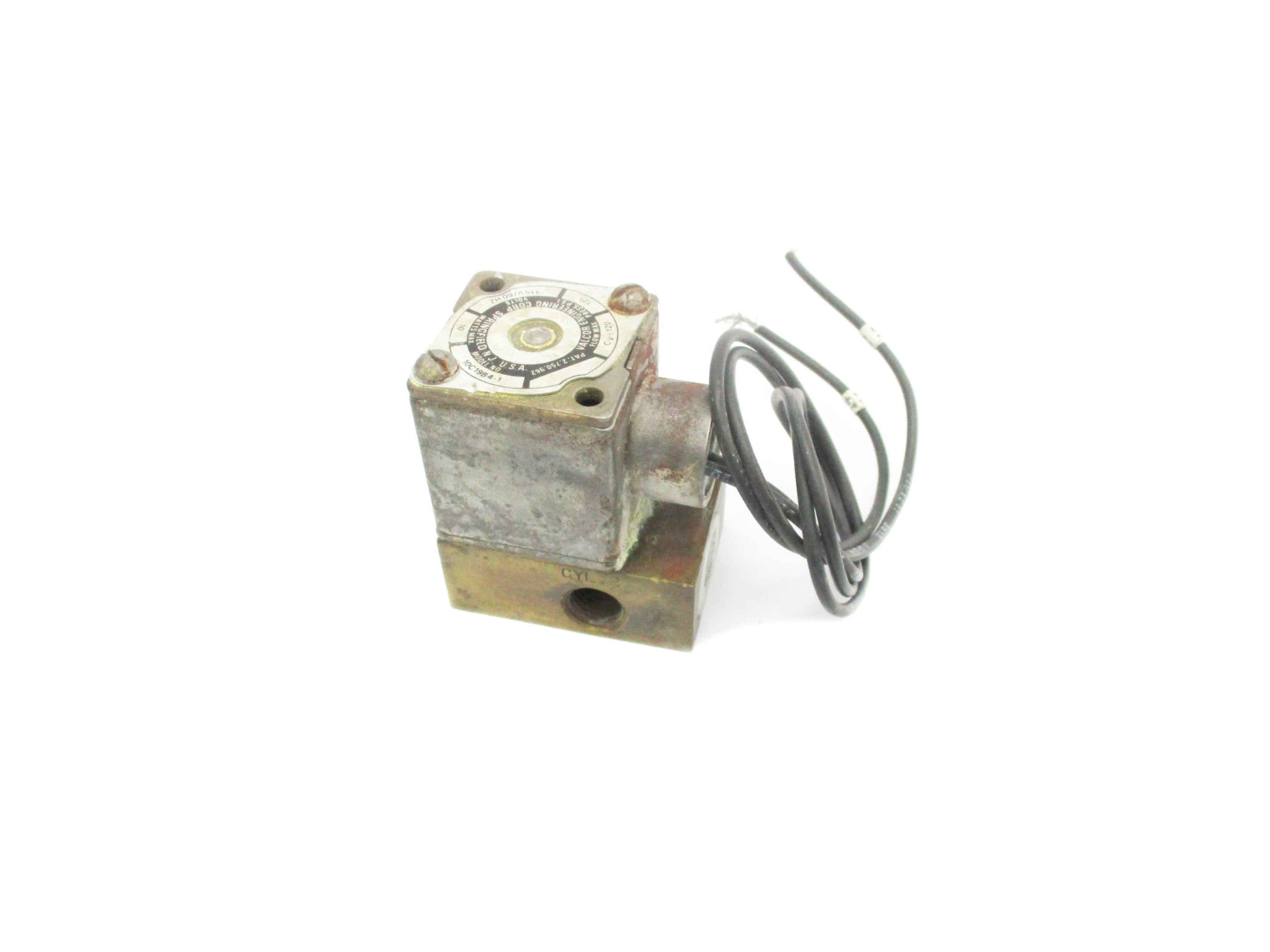 VALCOR ENGINEERING 10C19B4-1 115V 125PSI UNMP