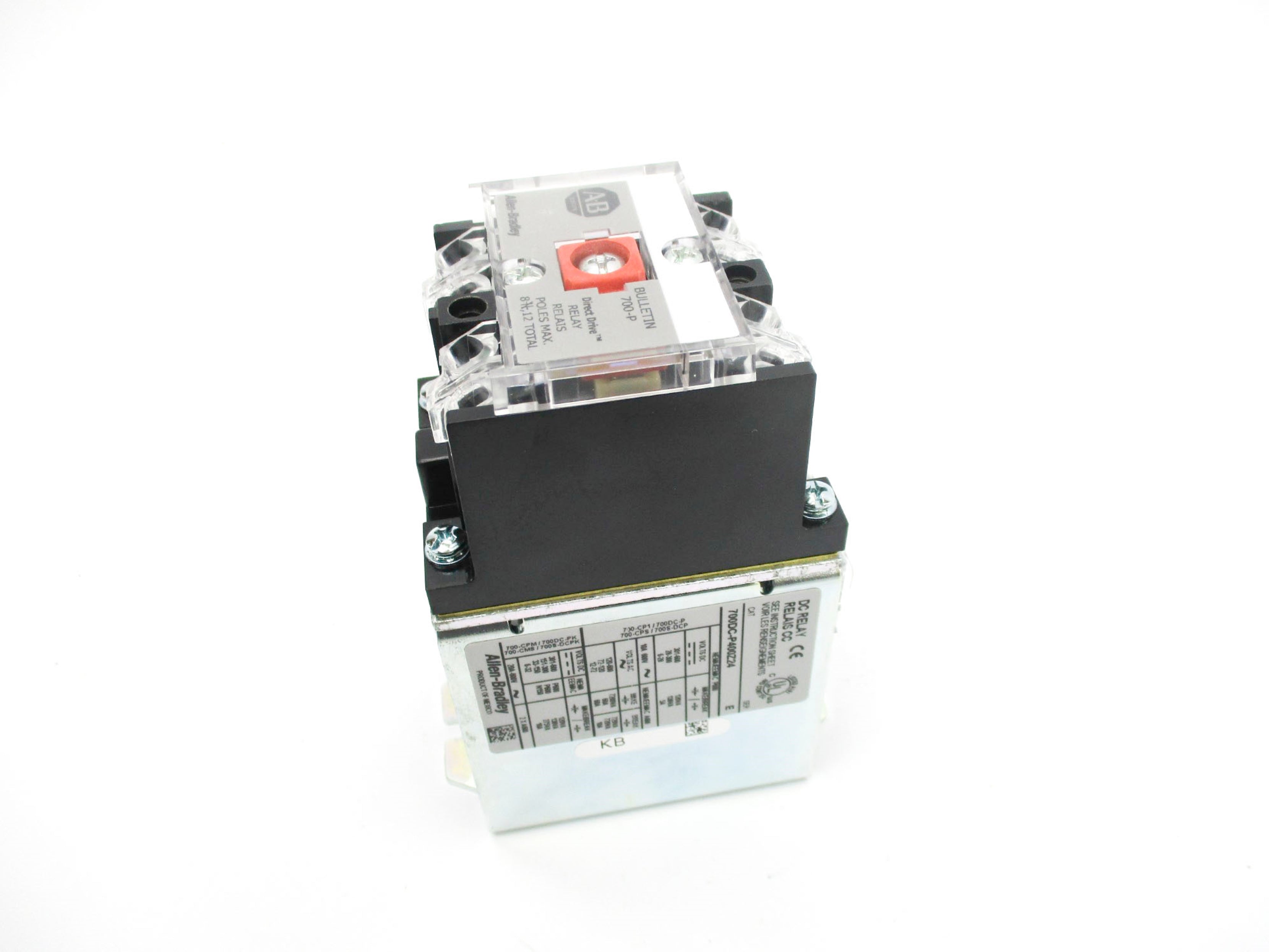 ALLEN BRADLEY 700DC-P400Z24 SER. E 24V 20A (BR/WH) NSMP