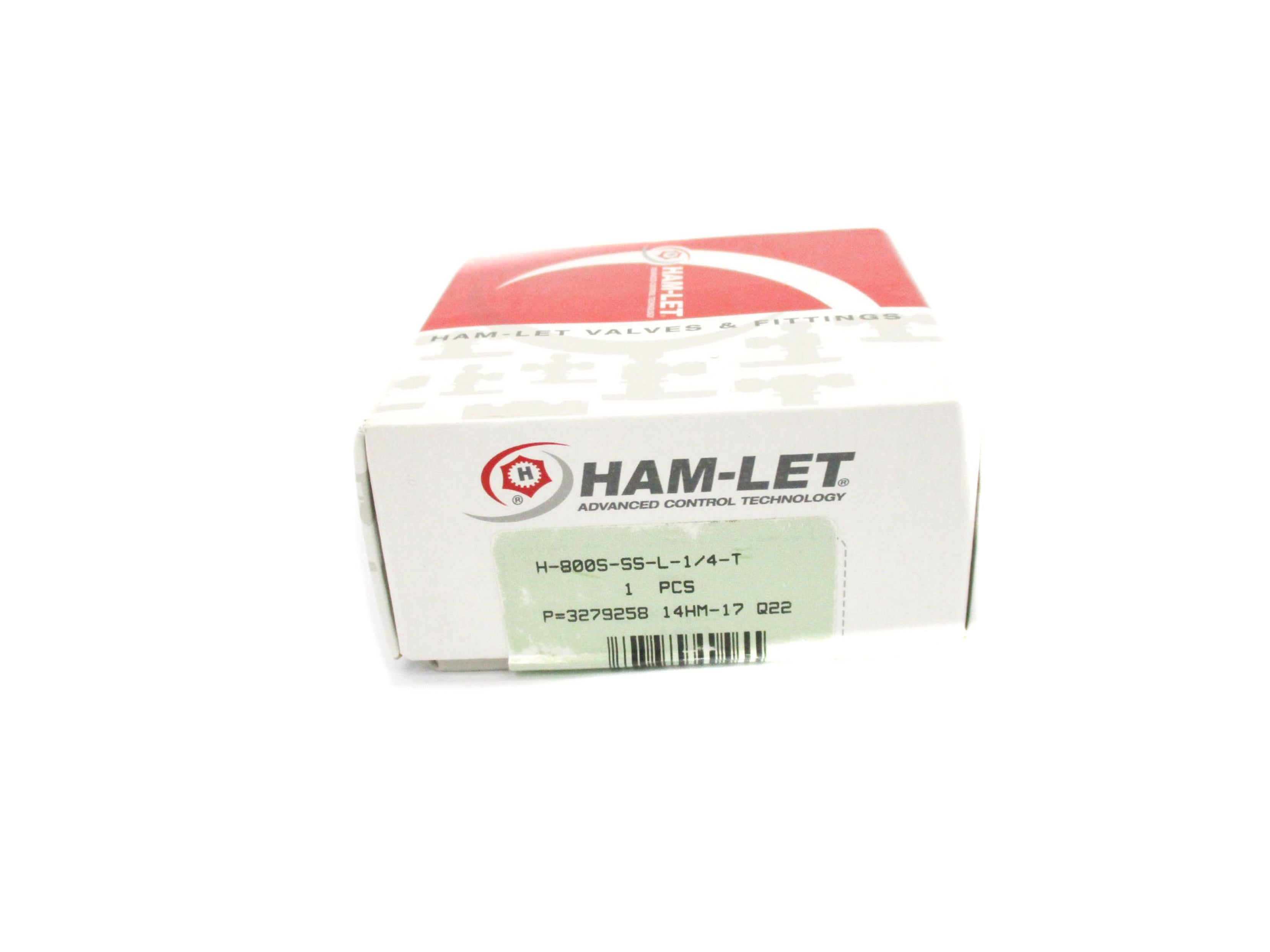 HAM-LET H-800S-SS-L-1/4-T NSFS