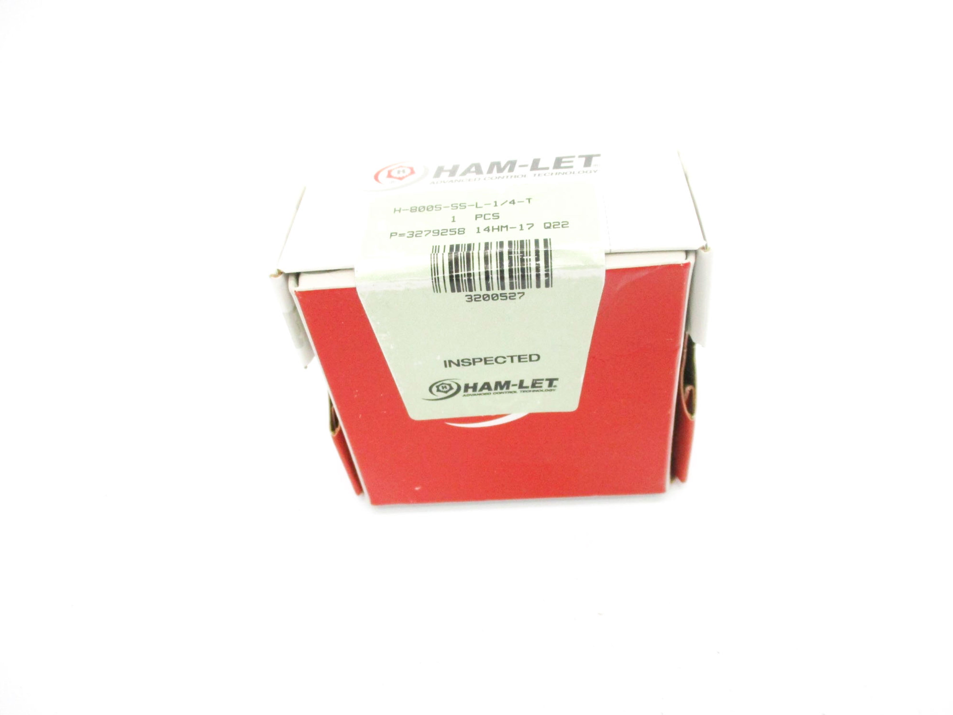 HAM-LET H-800S-SS-L-1/4-T NSFS