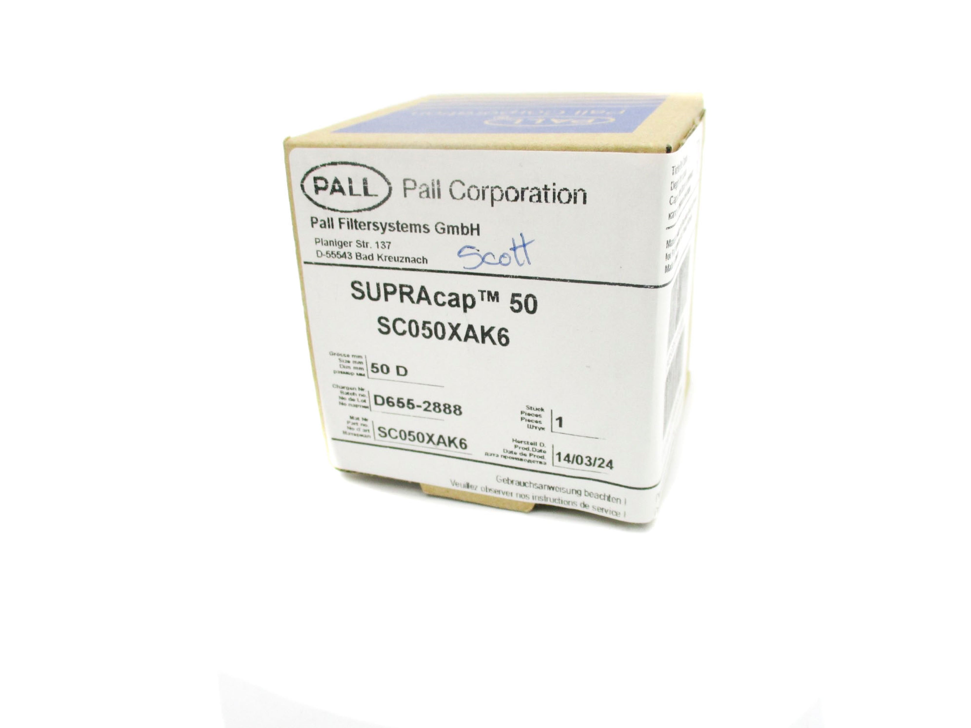 PALL SC050XAK6 NSFS