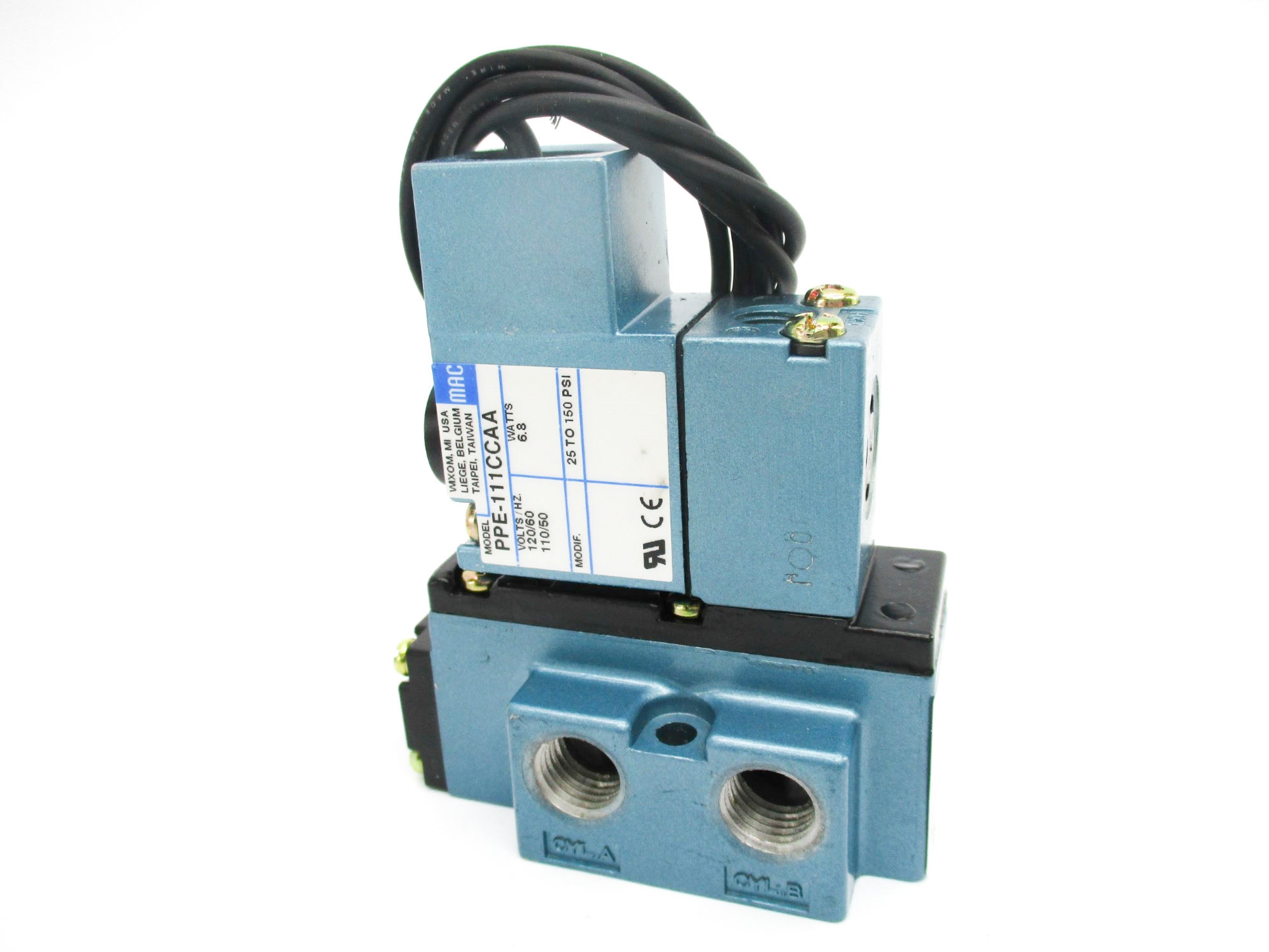 MAC 912B-PM-111CC 120/110V 25-150PSI NSMP
