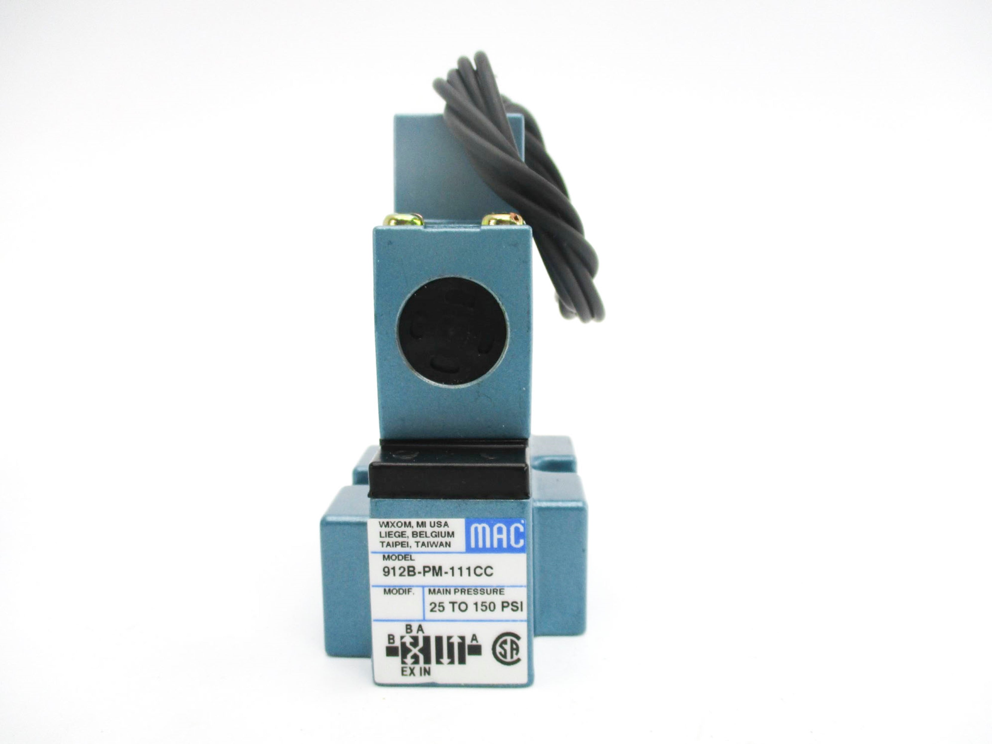 MAC 912B-PM-111CC 120/110V 25-150PSI NSMP
