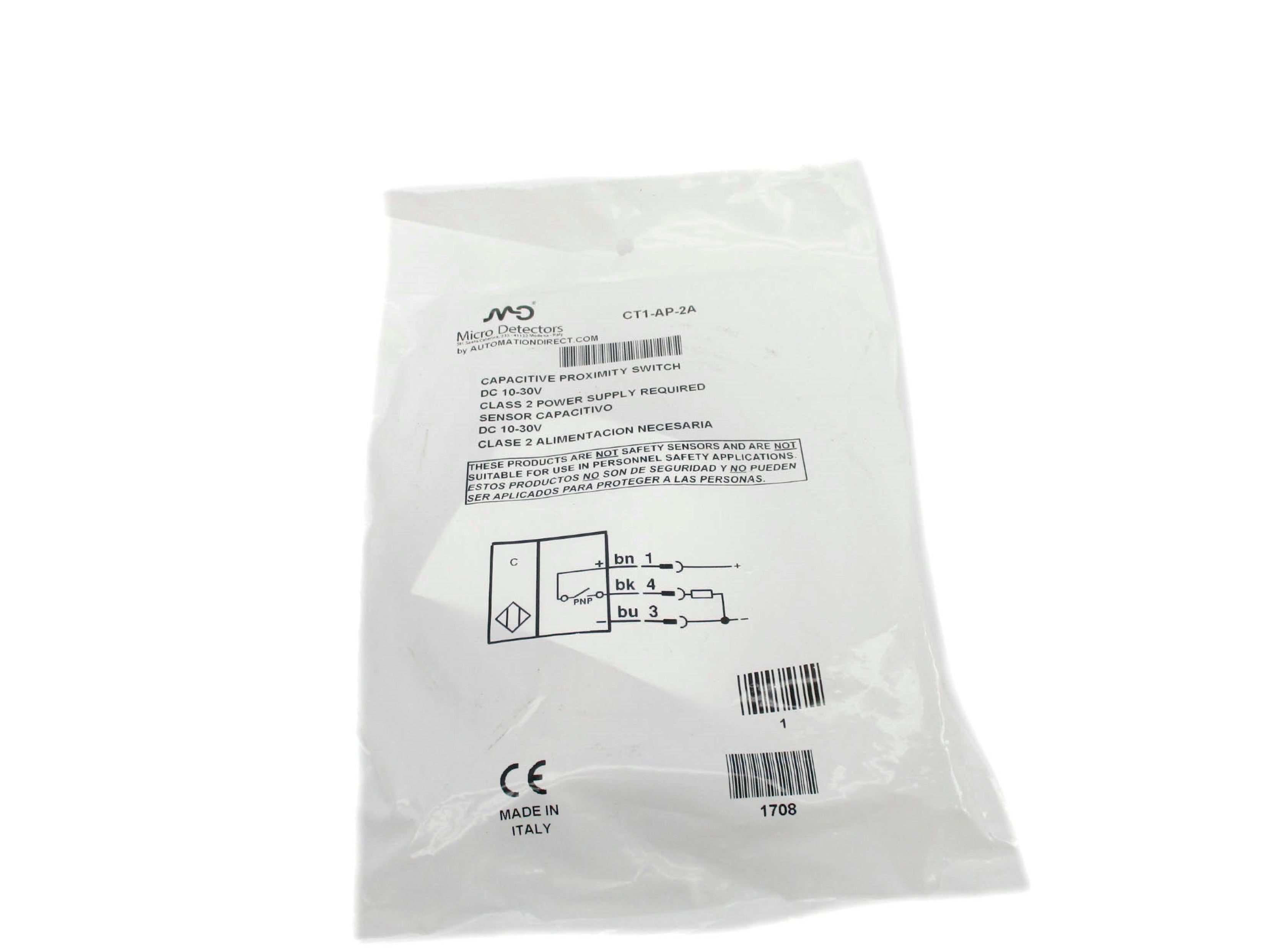 MICRO DETECTORS CT1-AP-2A NSMP