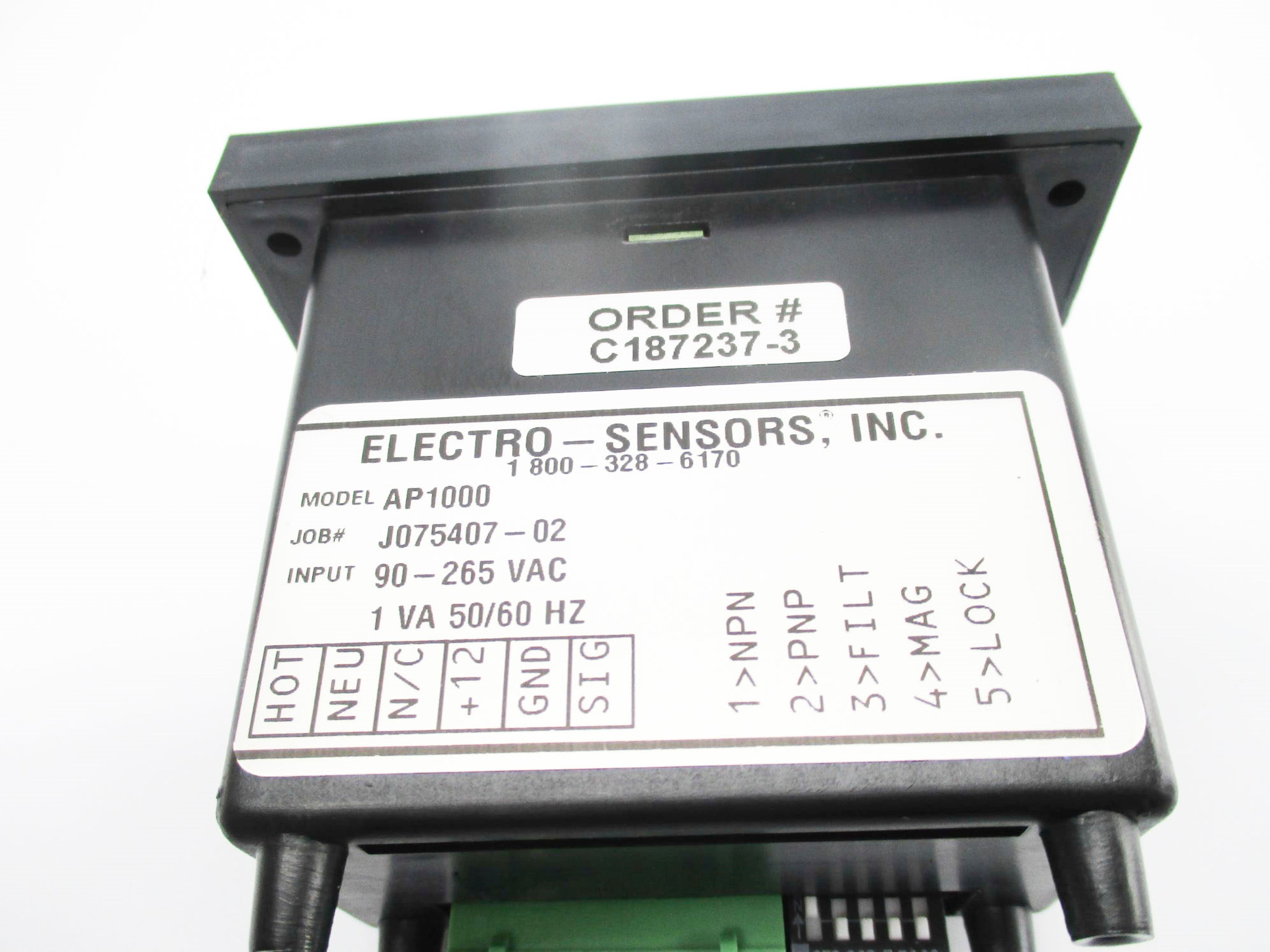 ELECTRO-SENSOR AP1000 (AS PICTURED) NSNP