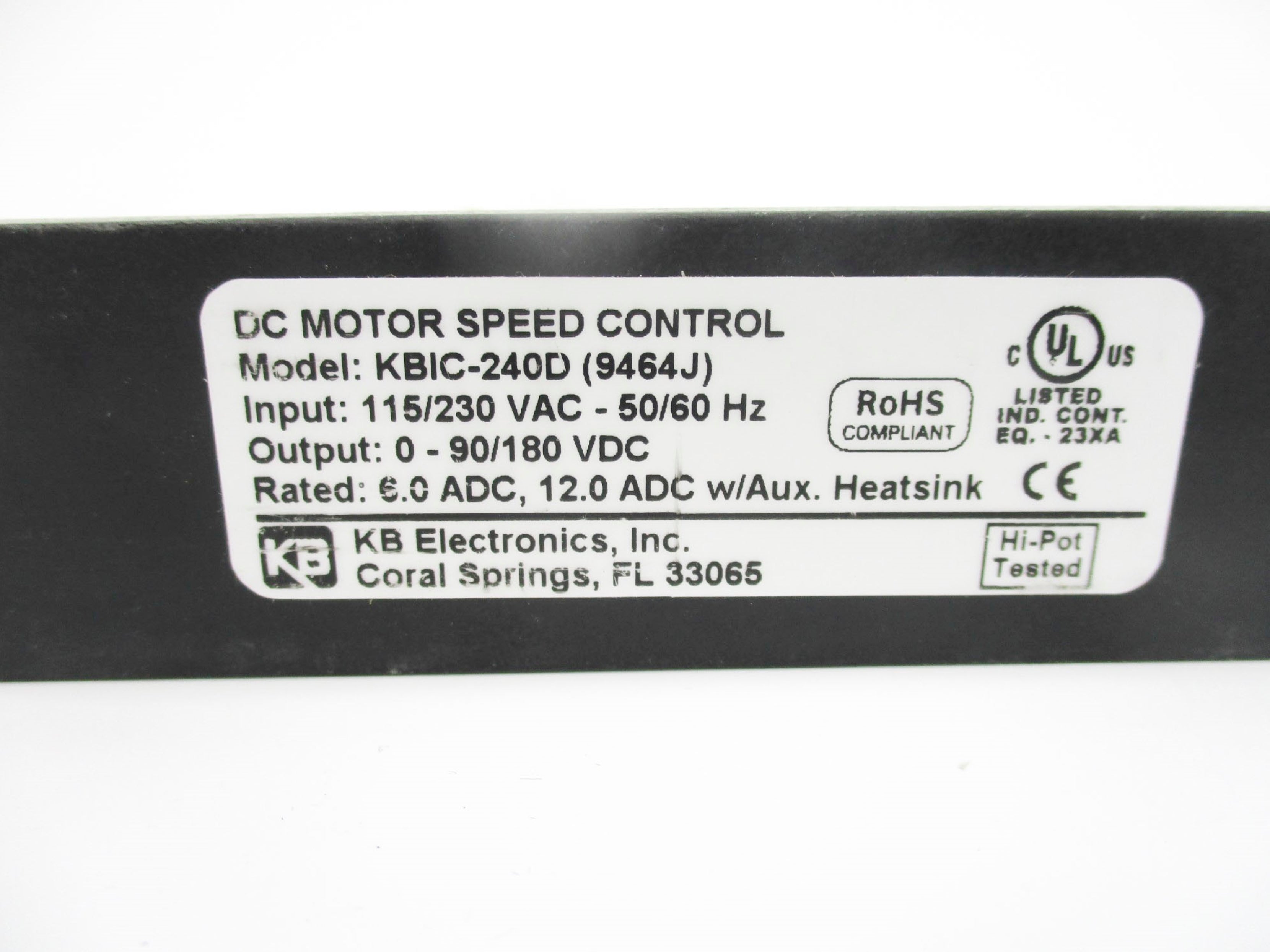 KB ELECTRONICS KBIC-240D (9464J) NSNP