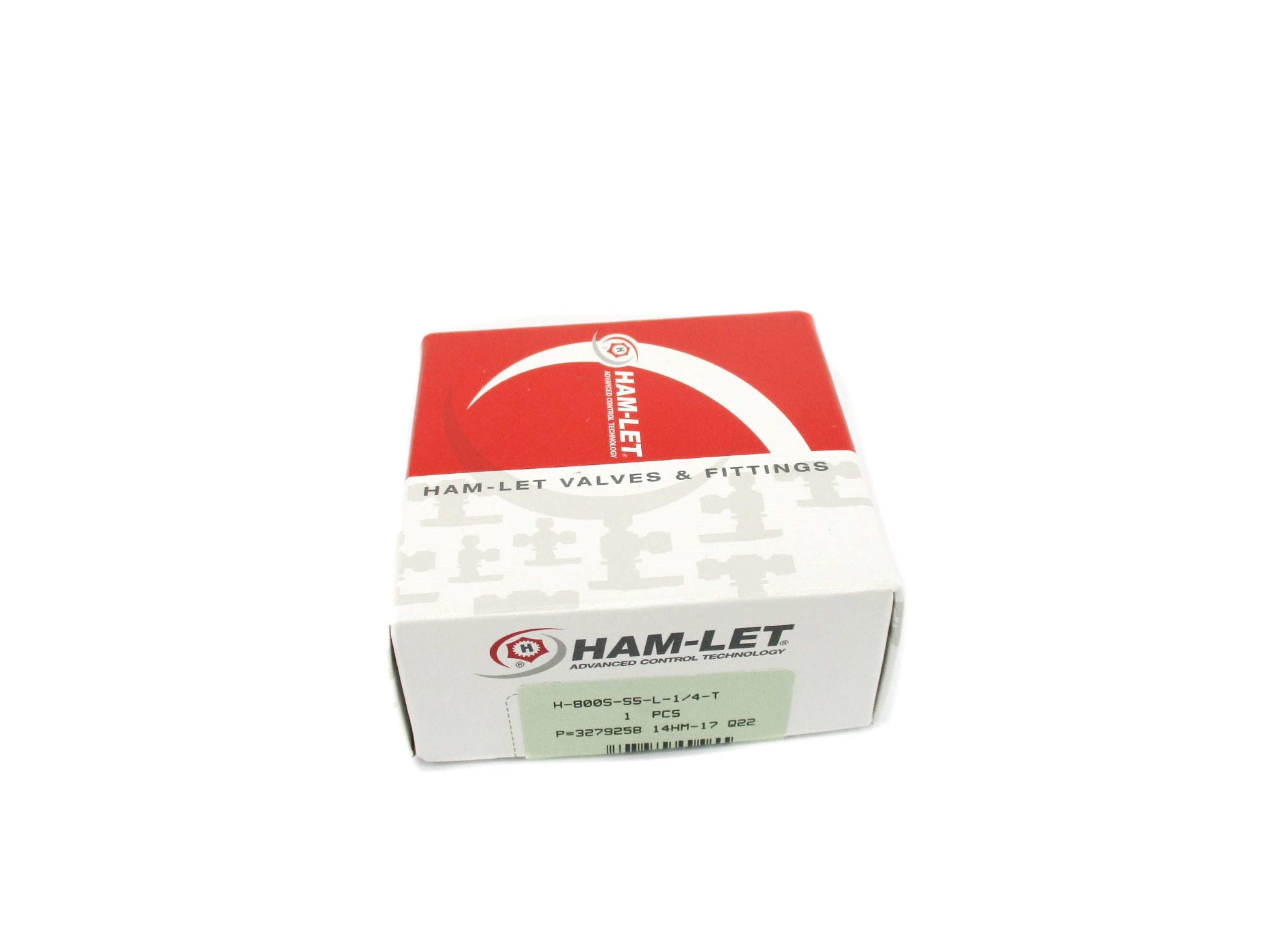 HAM-LET H-800S-SS-L-1/4-T NSFS