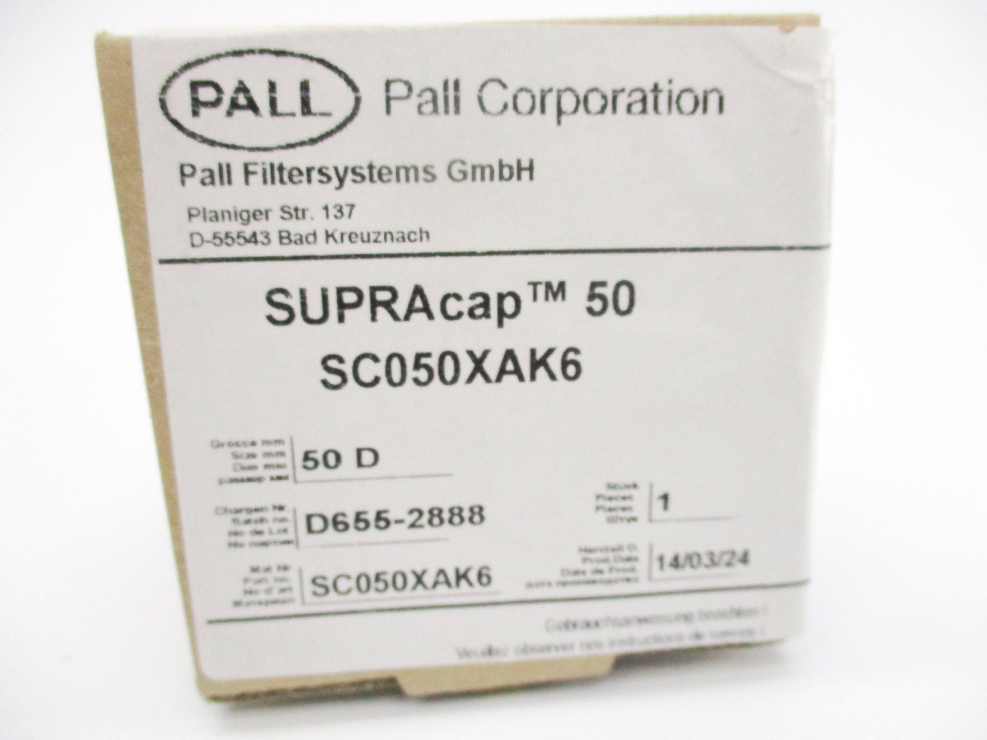 PALL SC050XAK6 NSFS