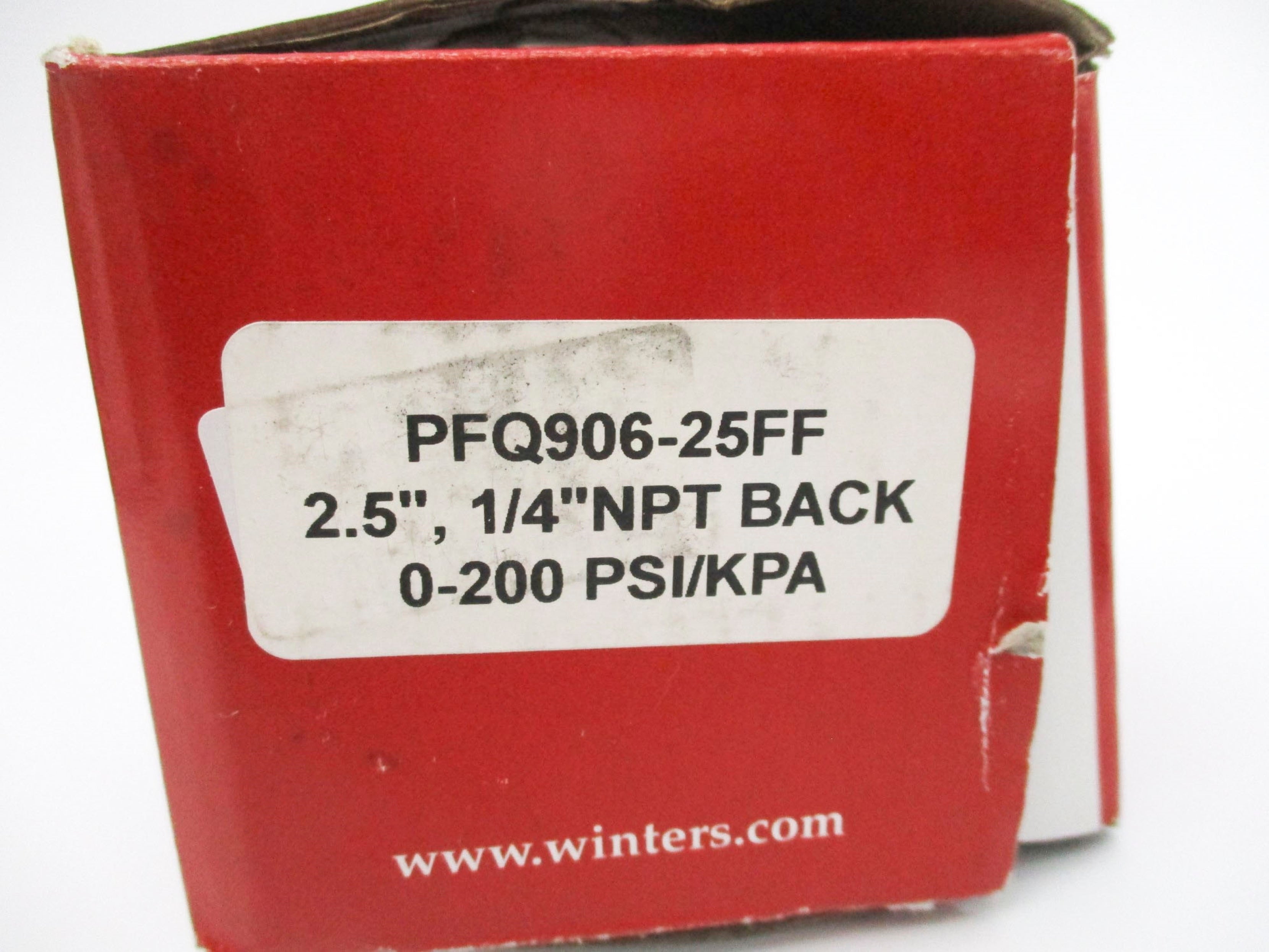 WINTERS PFQ906-25FF 0-200PSI NSMP
