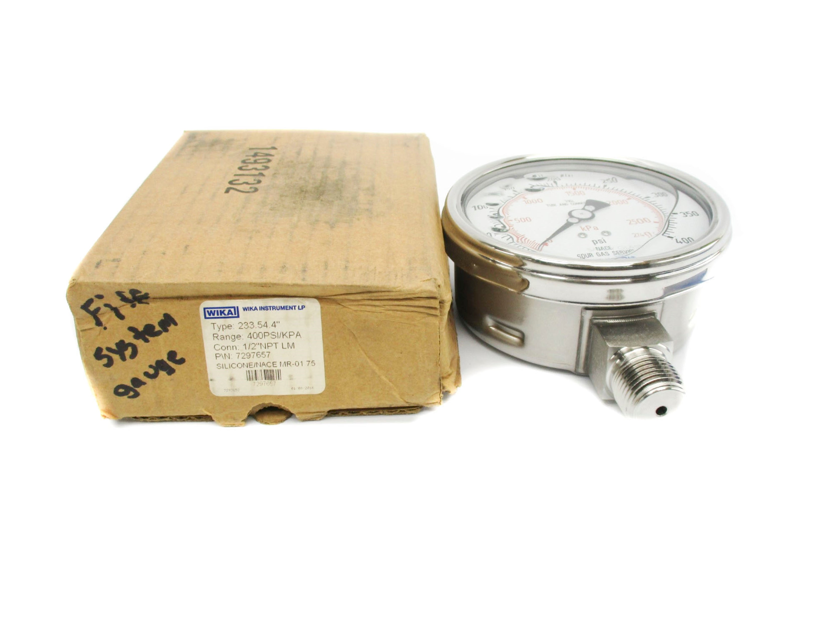 WIKA 7297657 0-400PSI NSMP