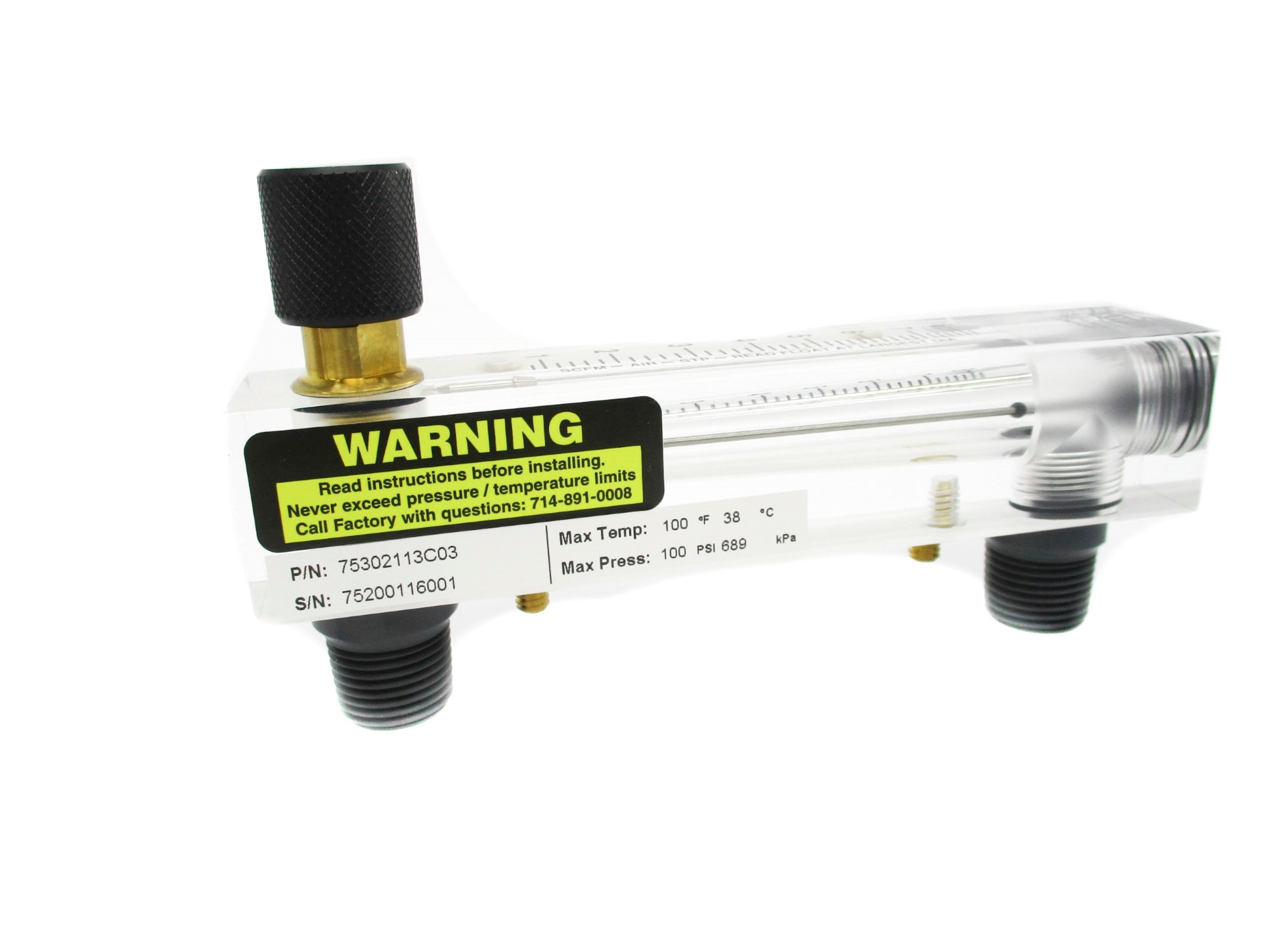 KING INSTRUMENTS 75302113C03 100PSI NSMP