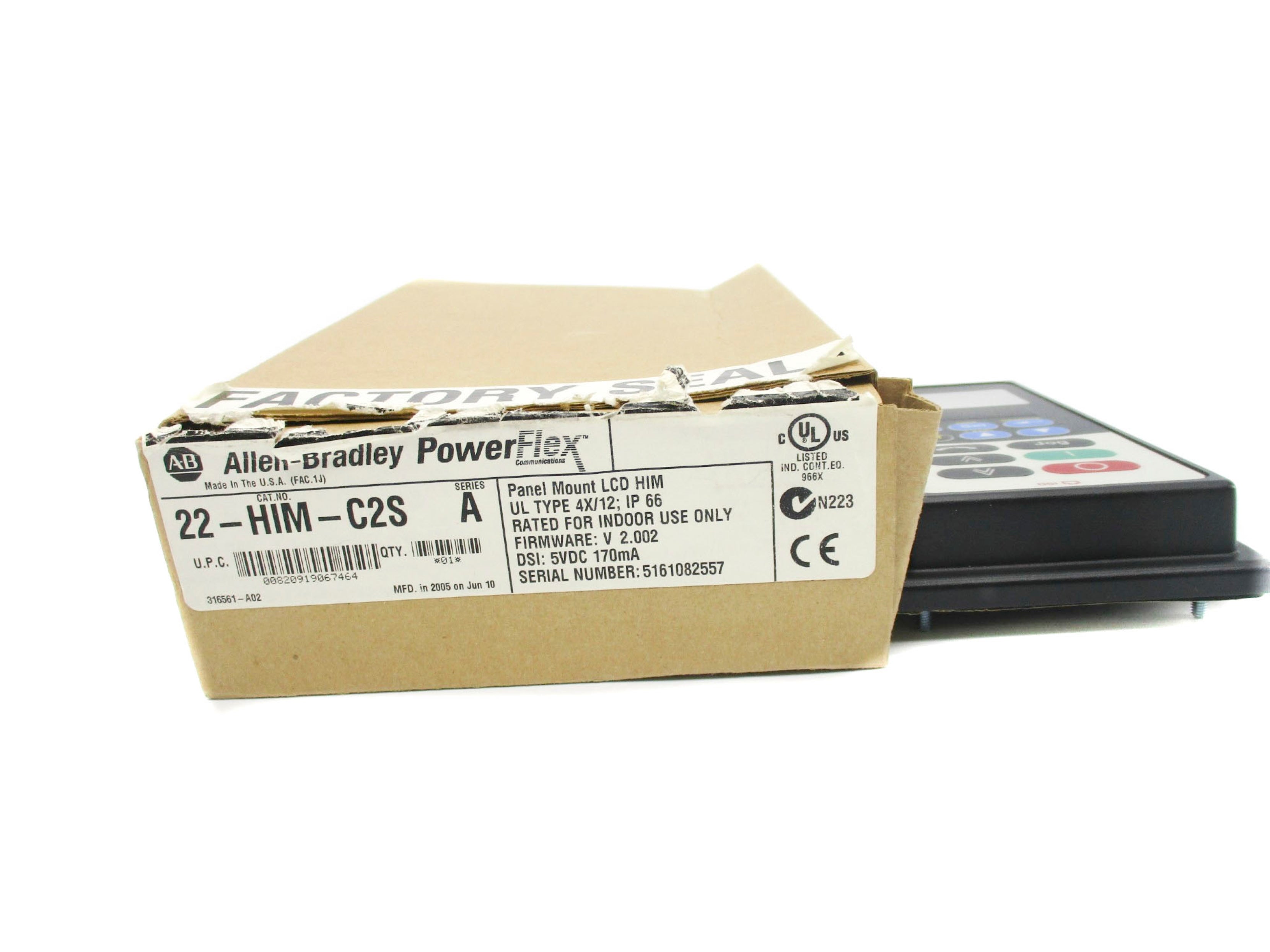 ALLEN BRADLEY 22-HIM-C2S SER. A F/W V2.002 (AS PICTURED) NSMP