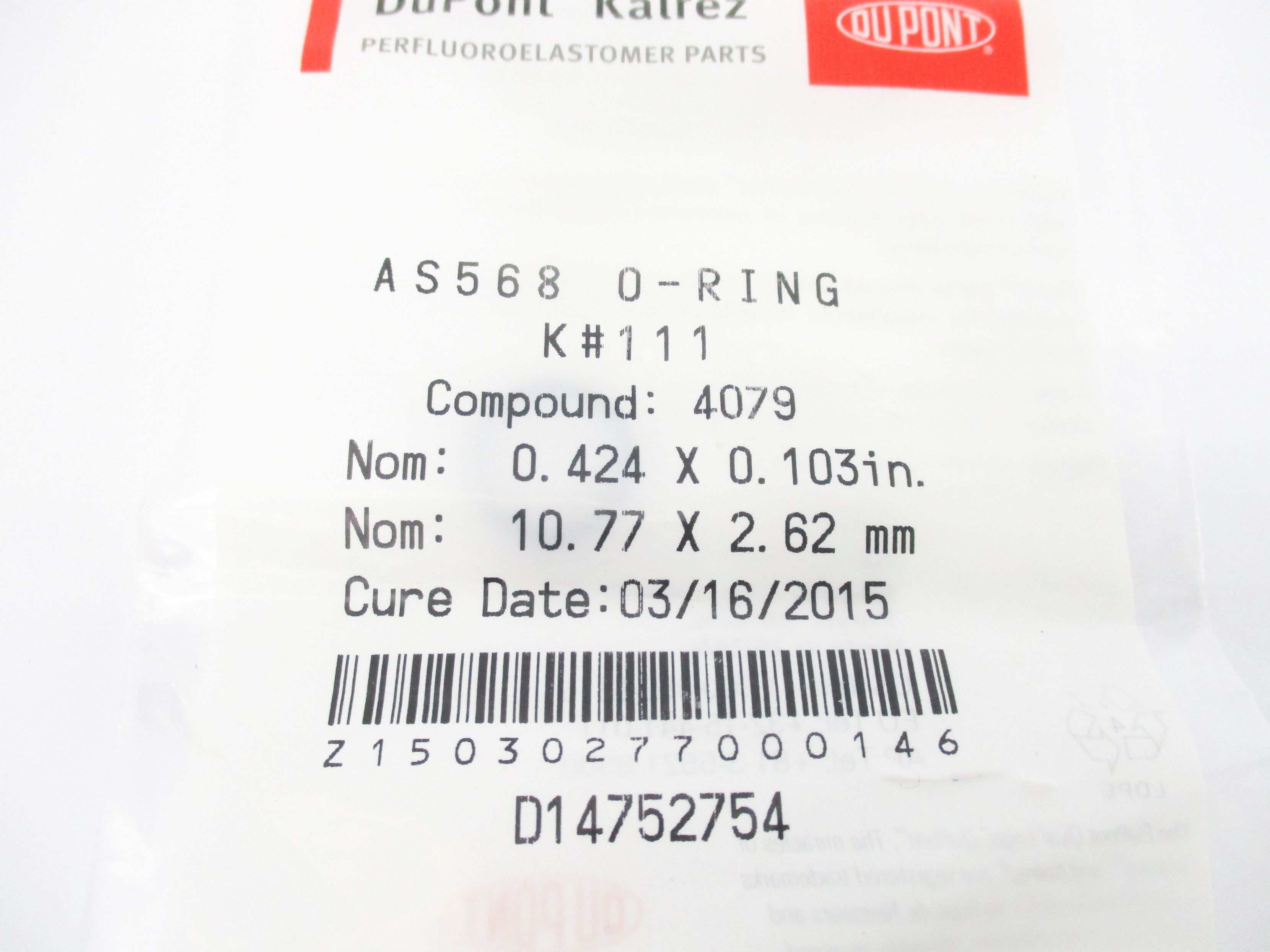 DUPONT KALREZ K#111 NSMP
