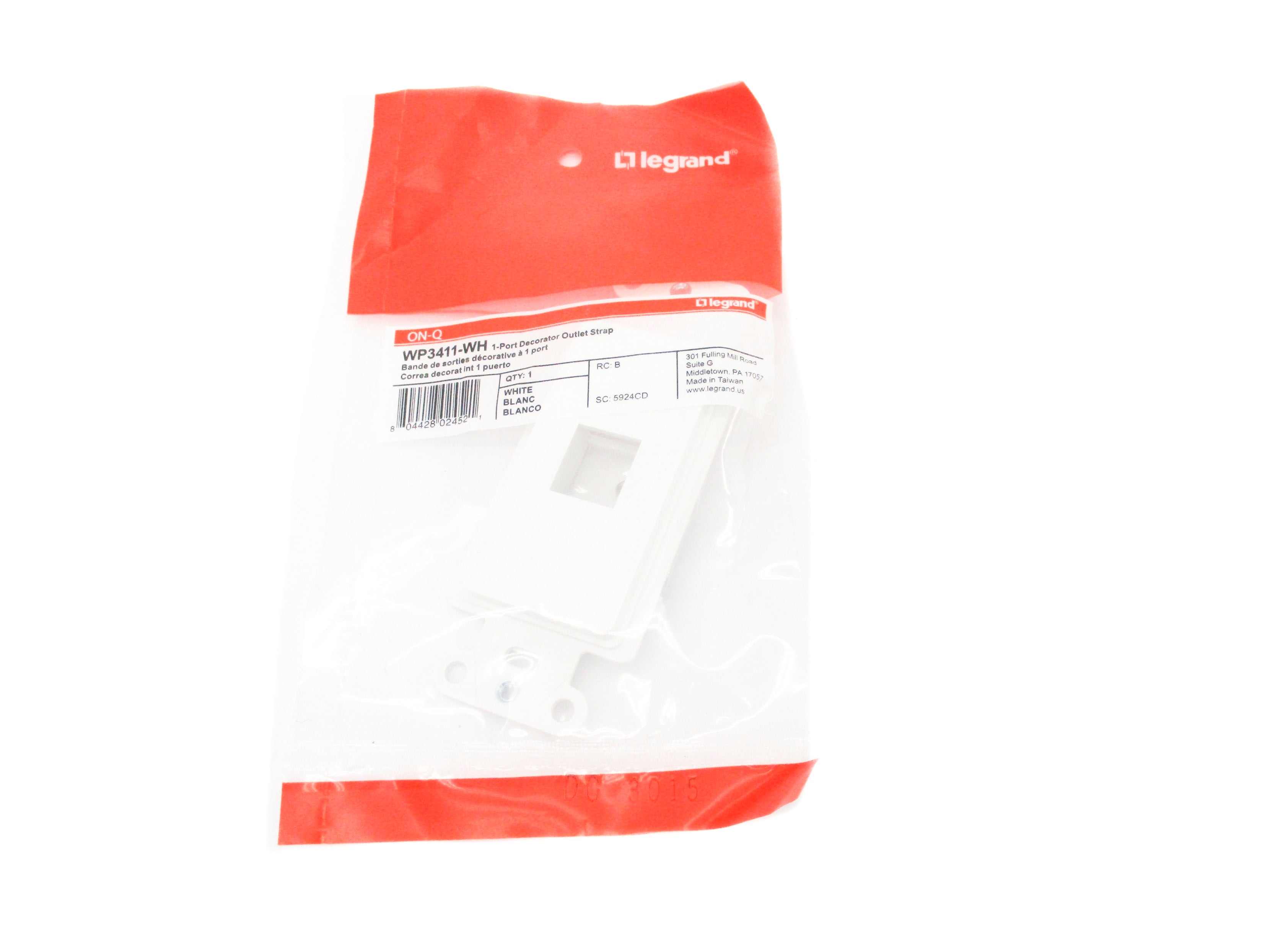 LEGRAND WP3411-WH NSMP