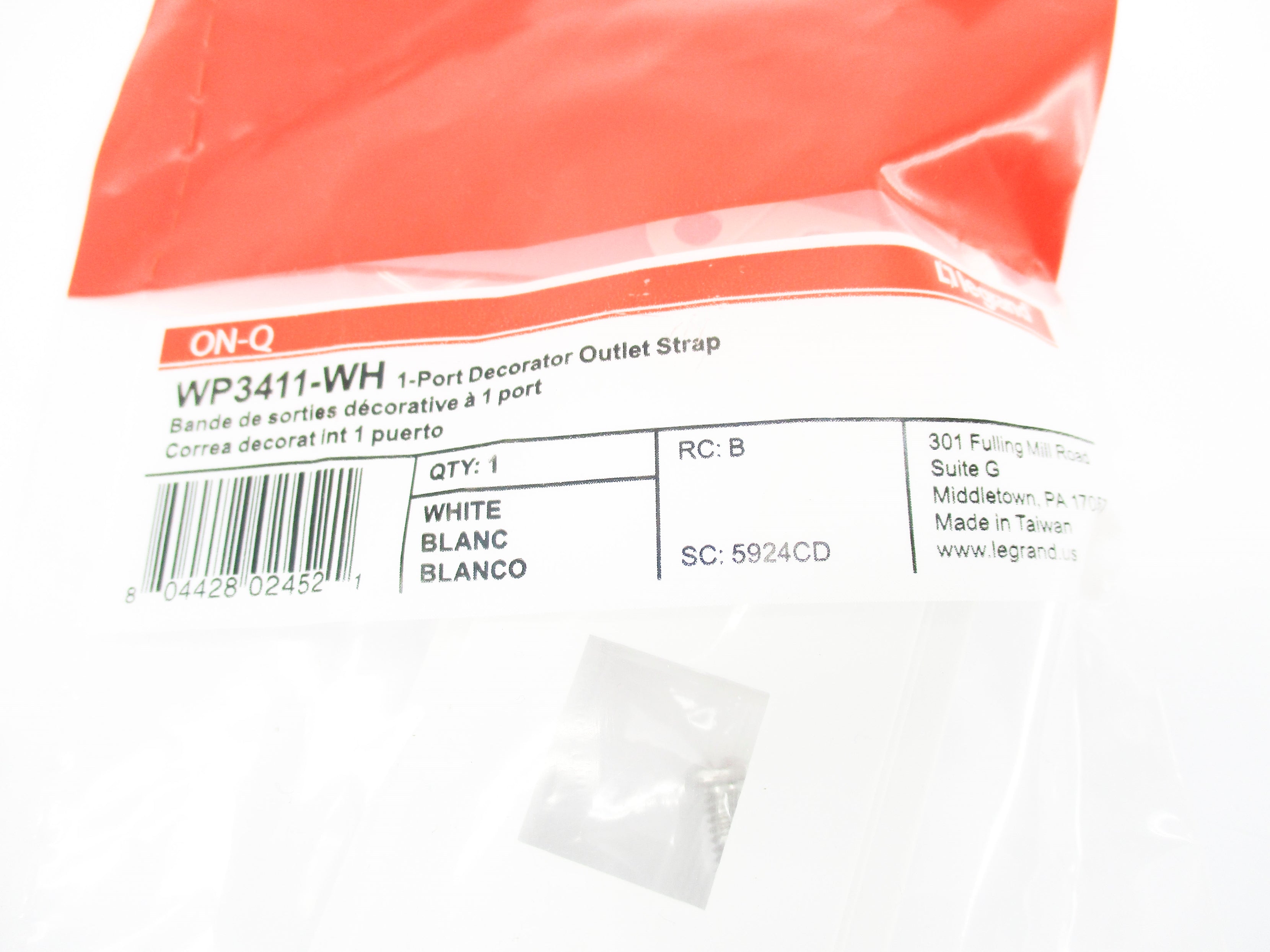 LEGRAND WP3411-WH NSMP
