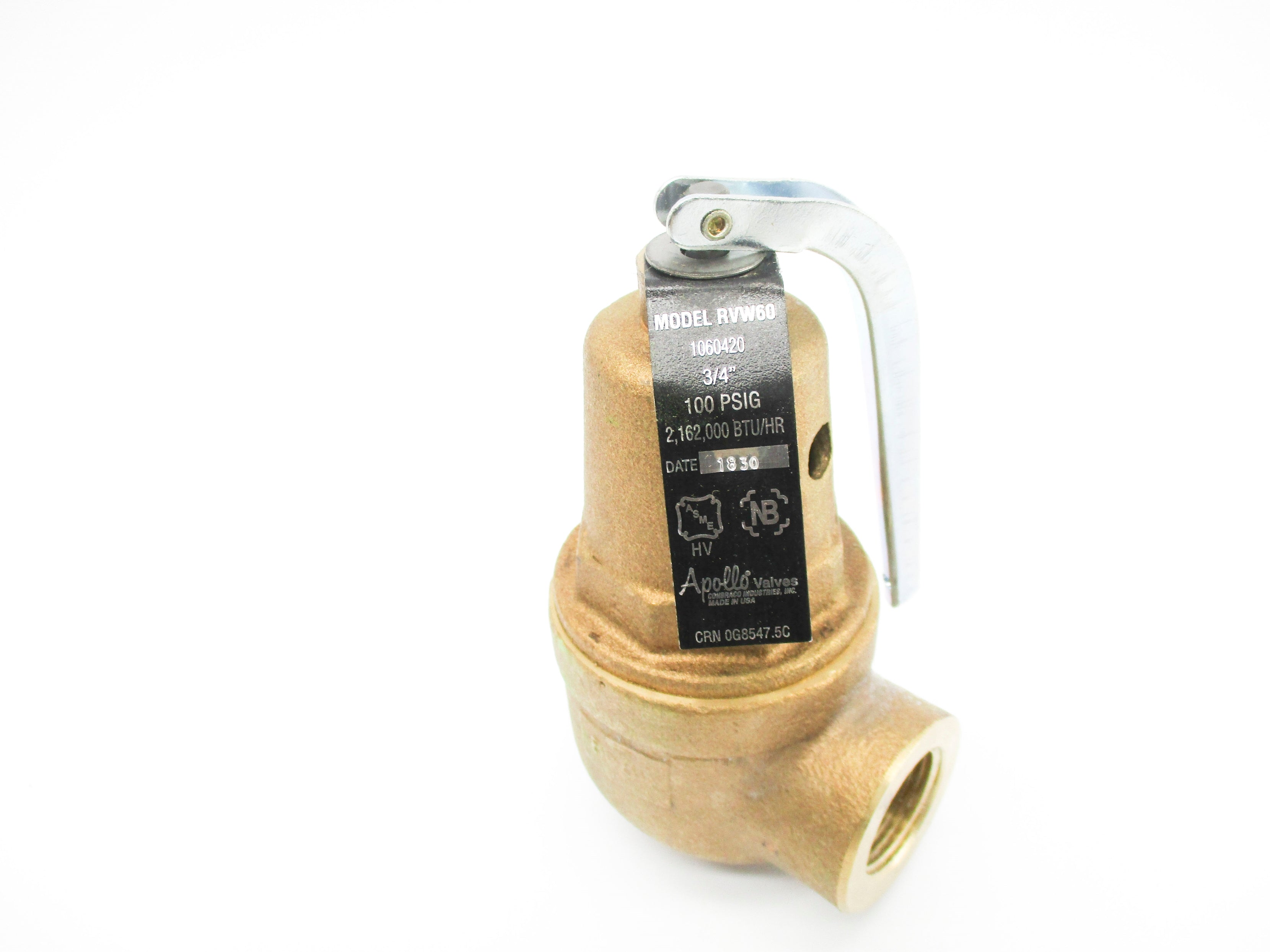 APOLLO VALVES 10-604-20 100PSI NSMP